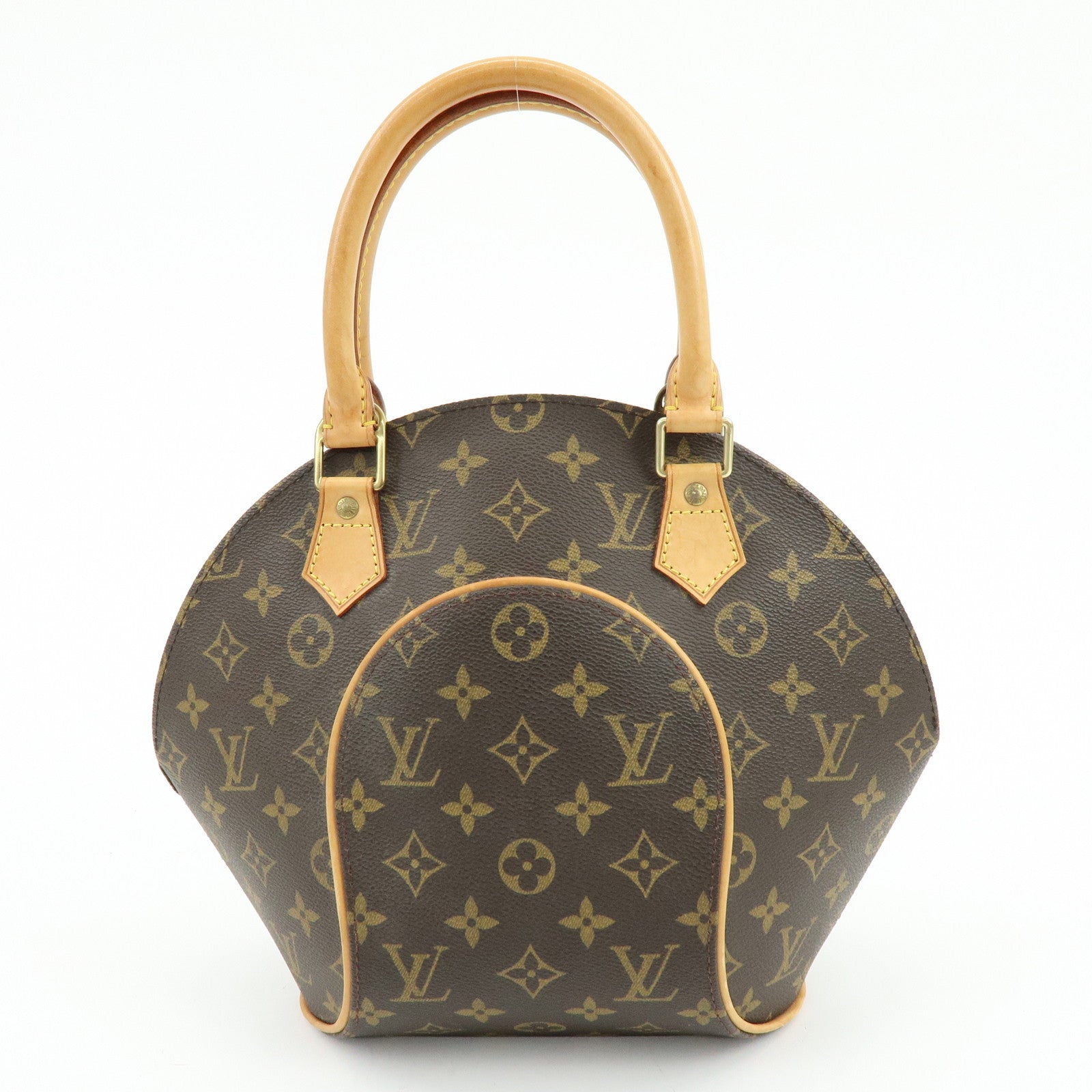 Louis Vuitton Monogram Ellipse PM Canvas Hand Bag Brown M51127