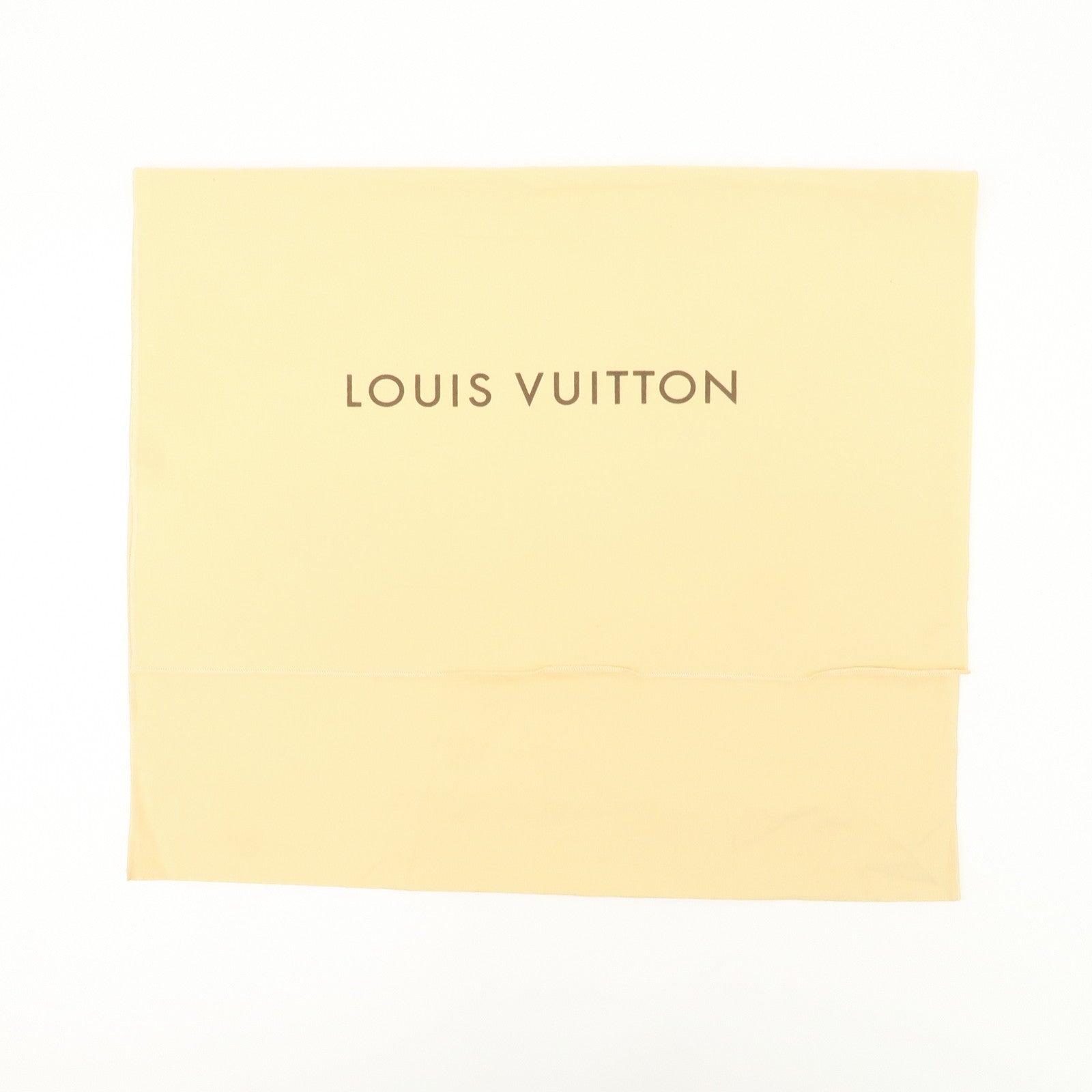 Louis Vuitton Set Of 10 Dust Bag Storage Bag Flap Style Beige
