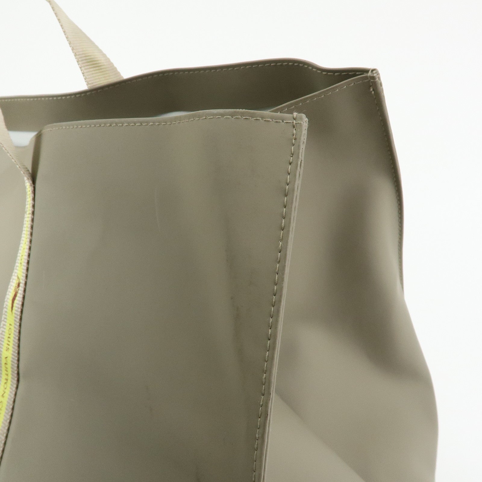 Louis Vuitton LV Cup 2003 Limited Nylon Canvas Tote Bag Gray D60181
