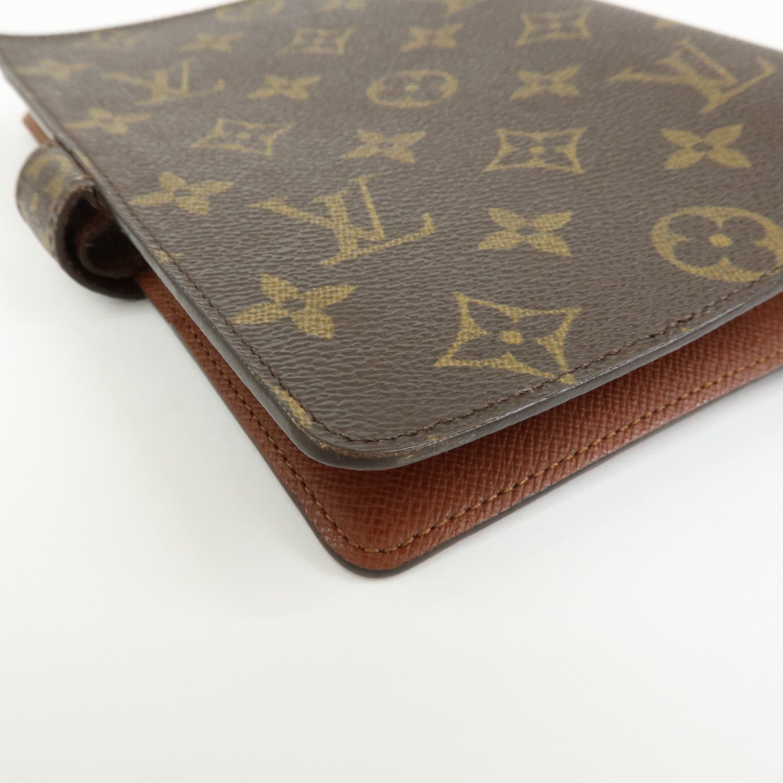 Louis Vuitton Monogram Agenda MM Planner Cover Brown R20105