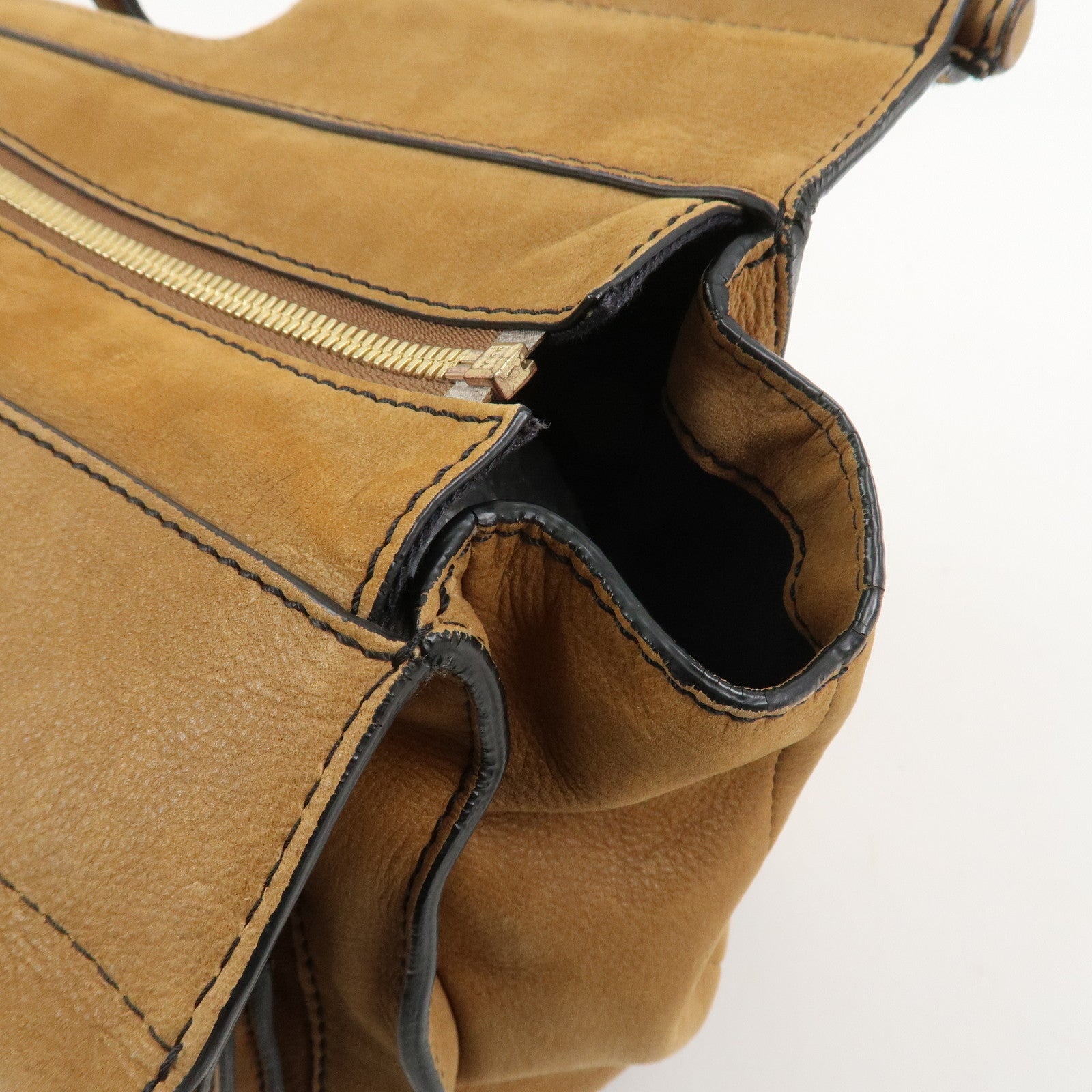 LOEWE Candy Leather Tote Bag Hand Bag Brown
