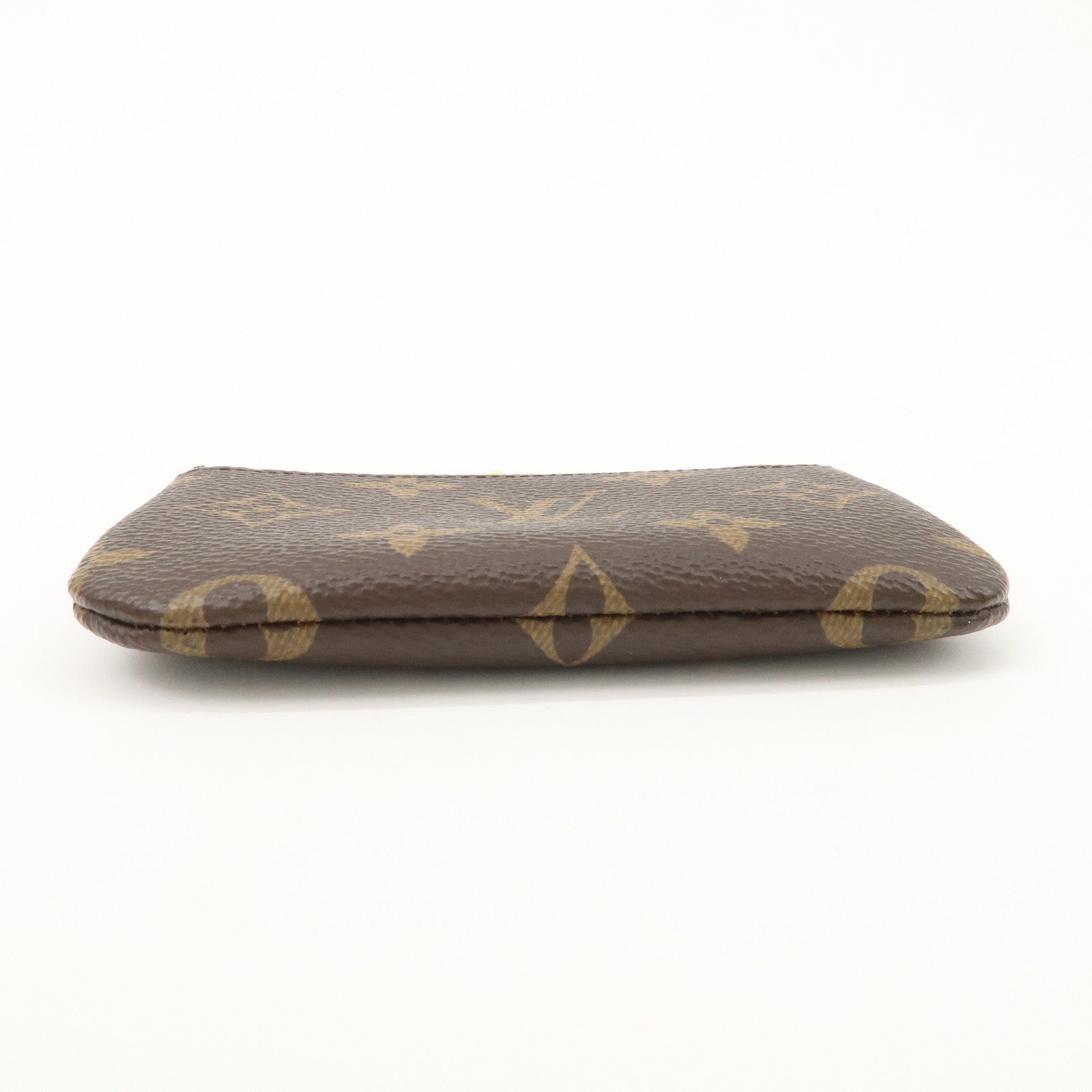 Louis Vuitton Monogram Pochette Cles Coin Case Key Case Brown M62650