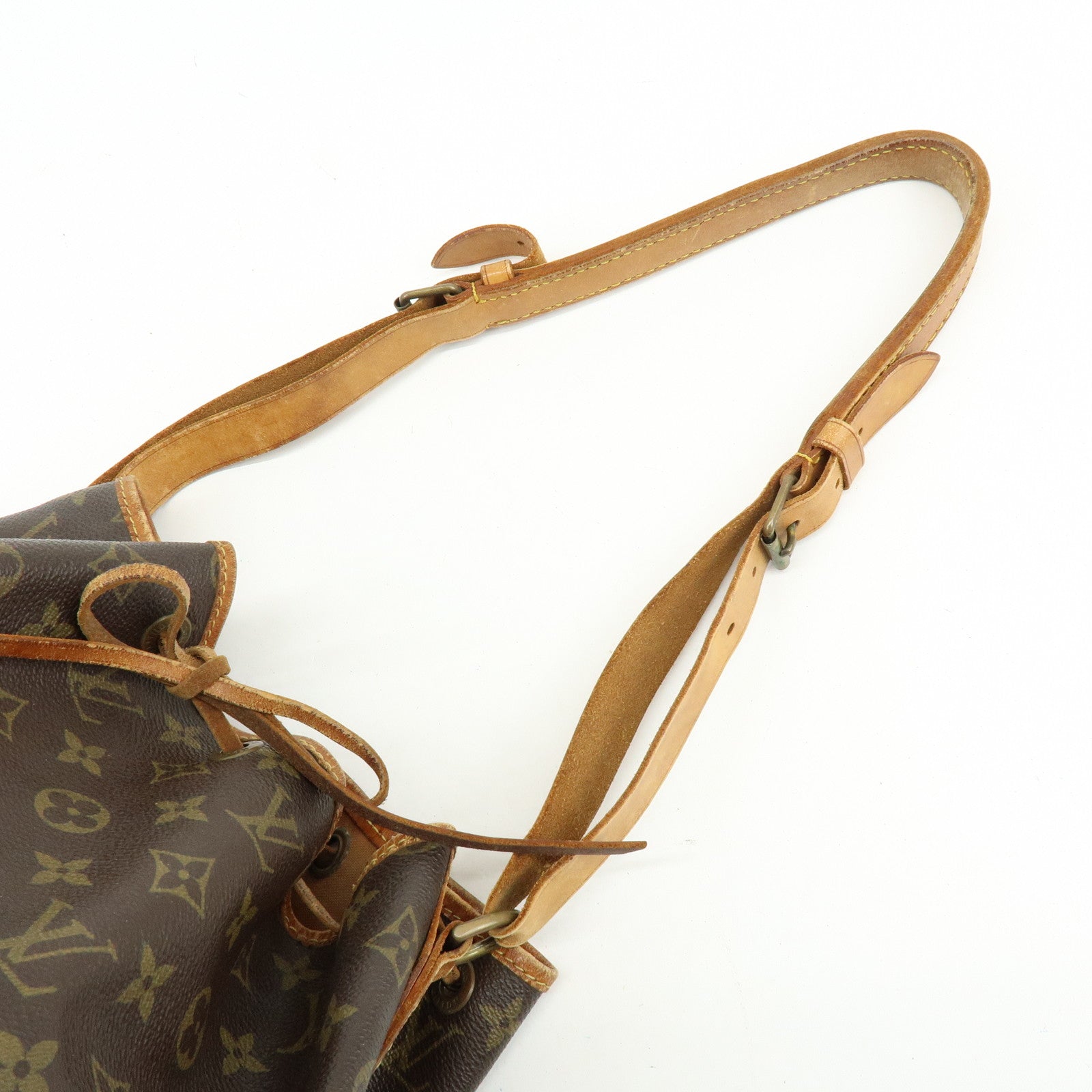 Louis Vuitton Monogram Petit Noe Shoulder Bag Brown M42226