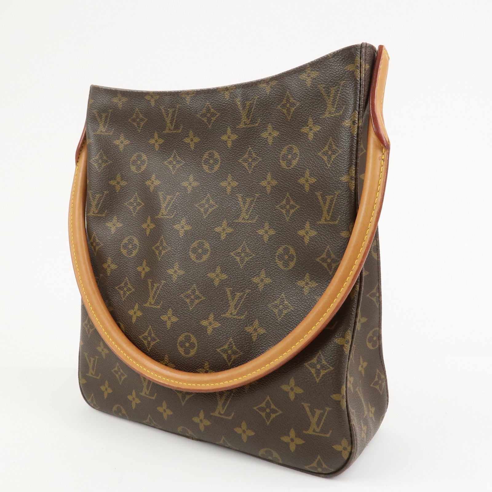 Louis Vuitton Monogram Looping GM Shoulder Bag Brown M51145