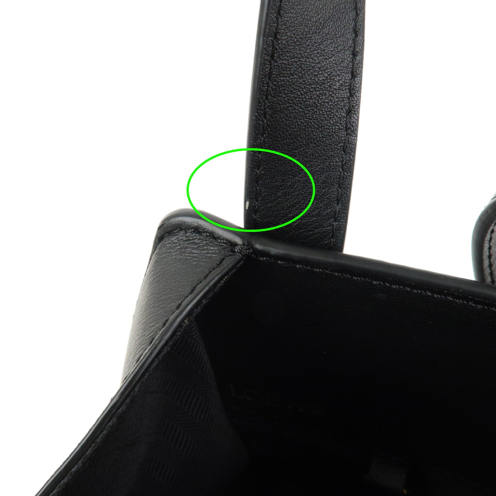 LOEWE Anagram Hammock Small Leather Shoulder Crossbody Bag Black