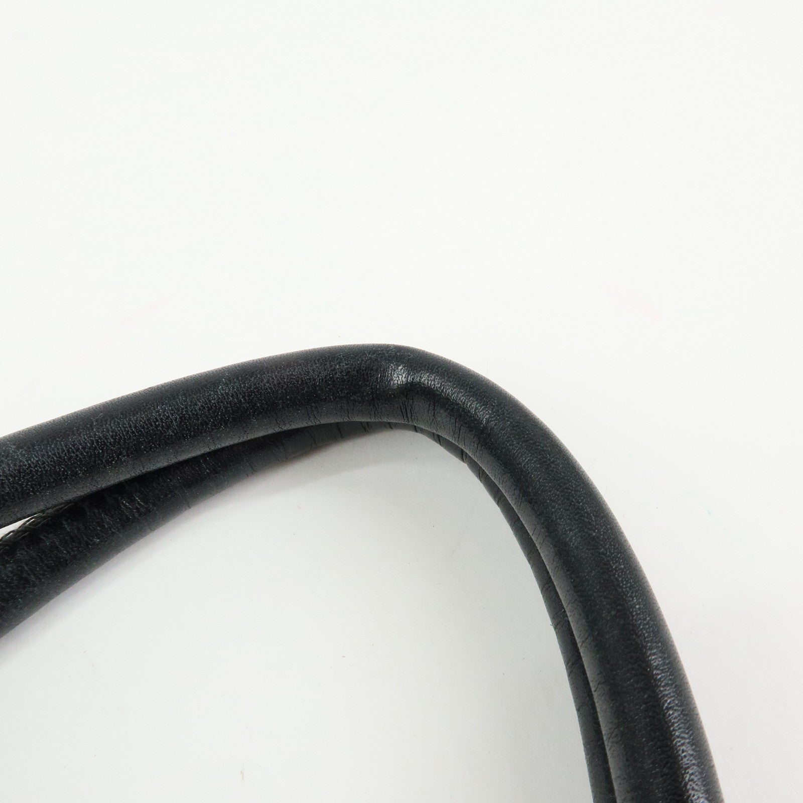 GUCCI Canvas Leather Hand Bag Ivory Black 92726