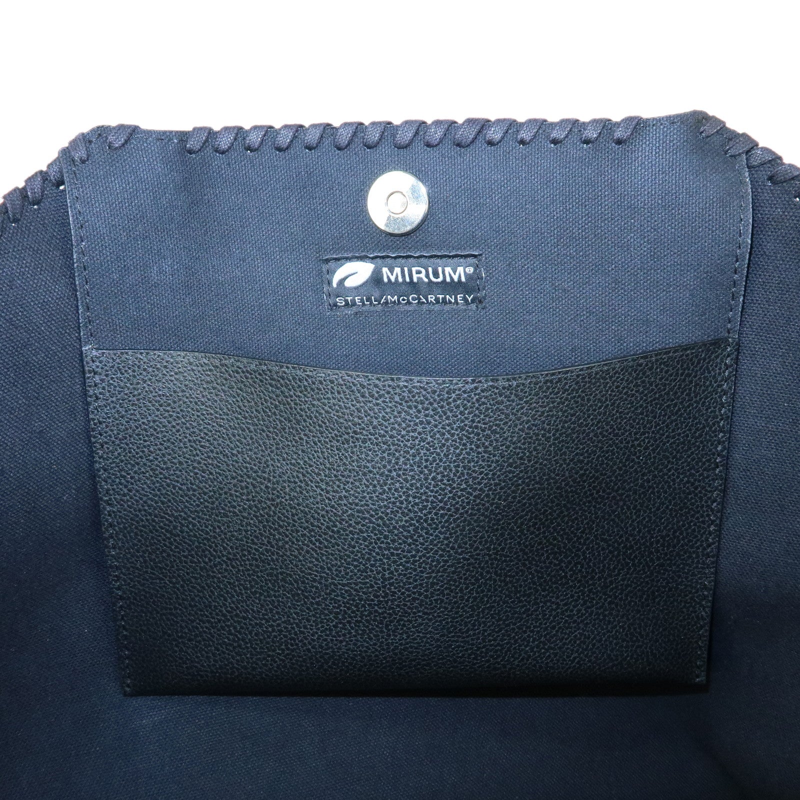 STELLA MCCARTNEY Faux Leather MIRUMﾂｮRe-Edition Tote Bag Black