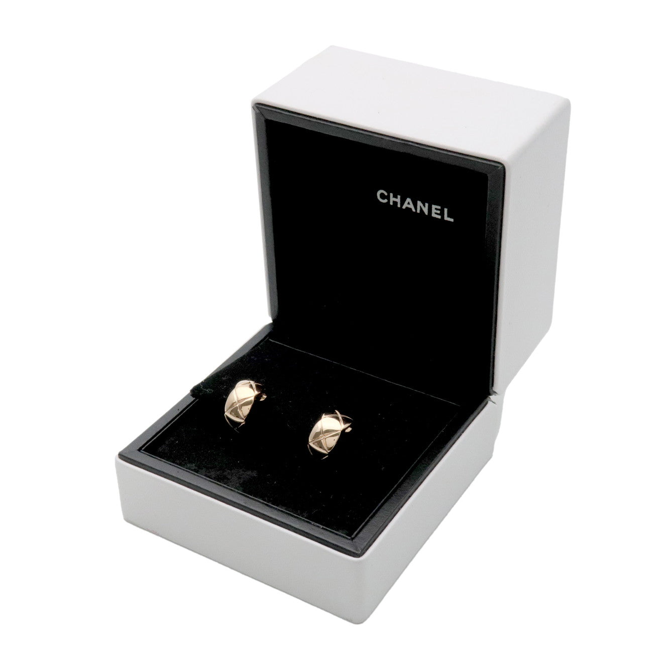 CHANEL COCO Crush Earrings K18 750YG Yellow Gold J11134