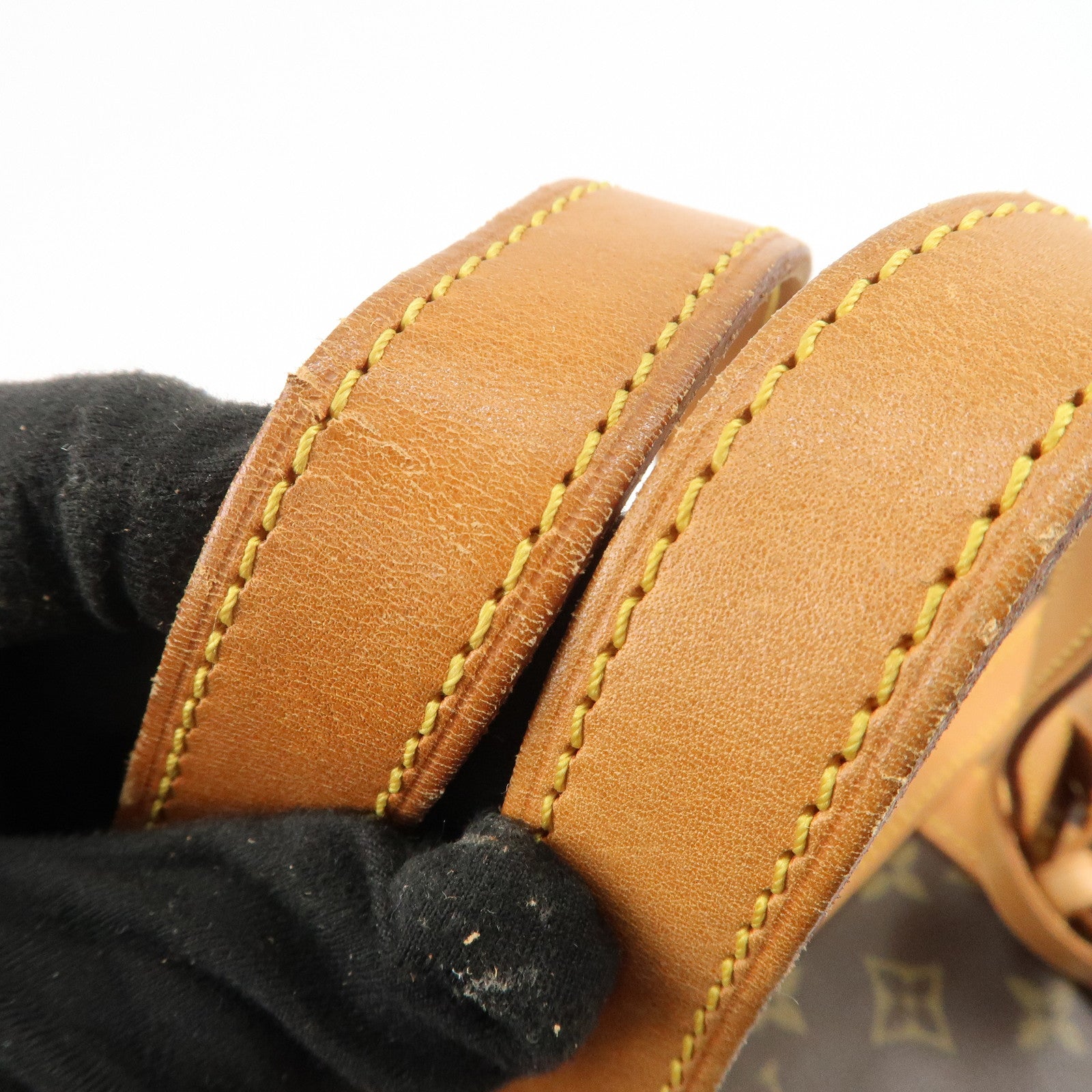 Louis Vuitton Monogram Sac Souple 55 Boston Bag Brown M41622