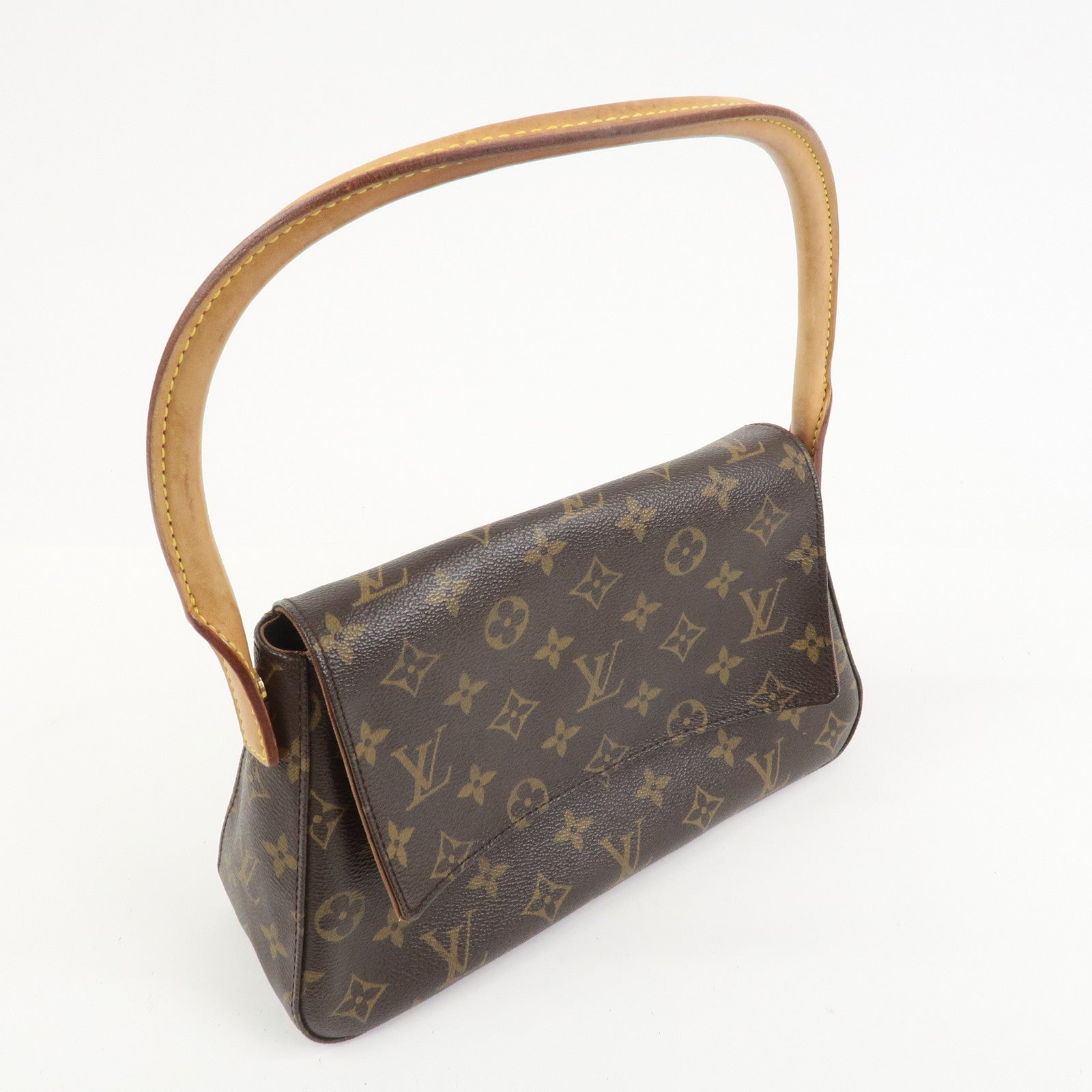 Louis Vuitton Monogram Mini Looping Shoulder Bag Brown M51147