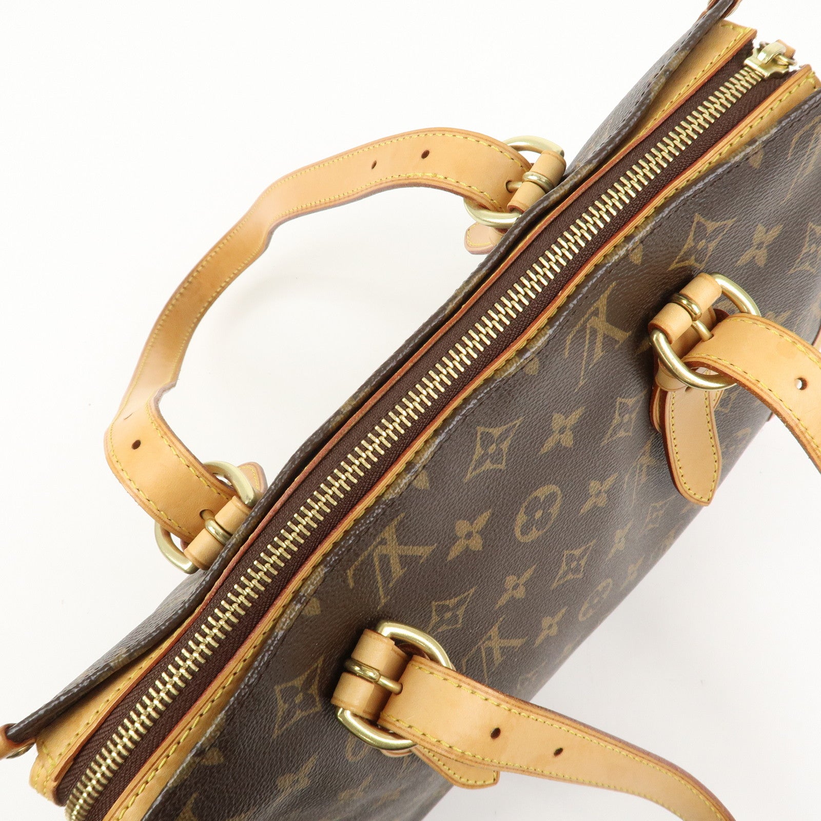 Louis Vuitton Monogram Popincourt Haut Shoulder Bag Brown M40007