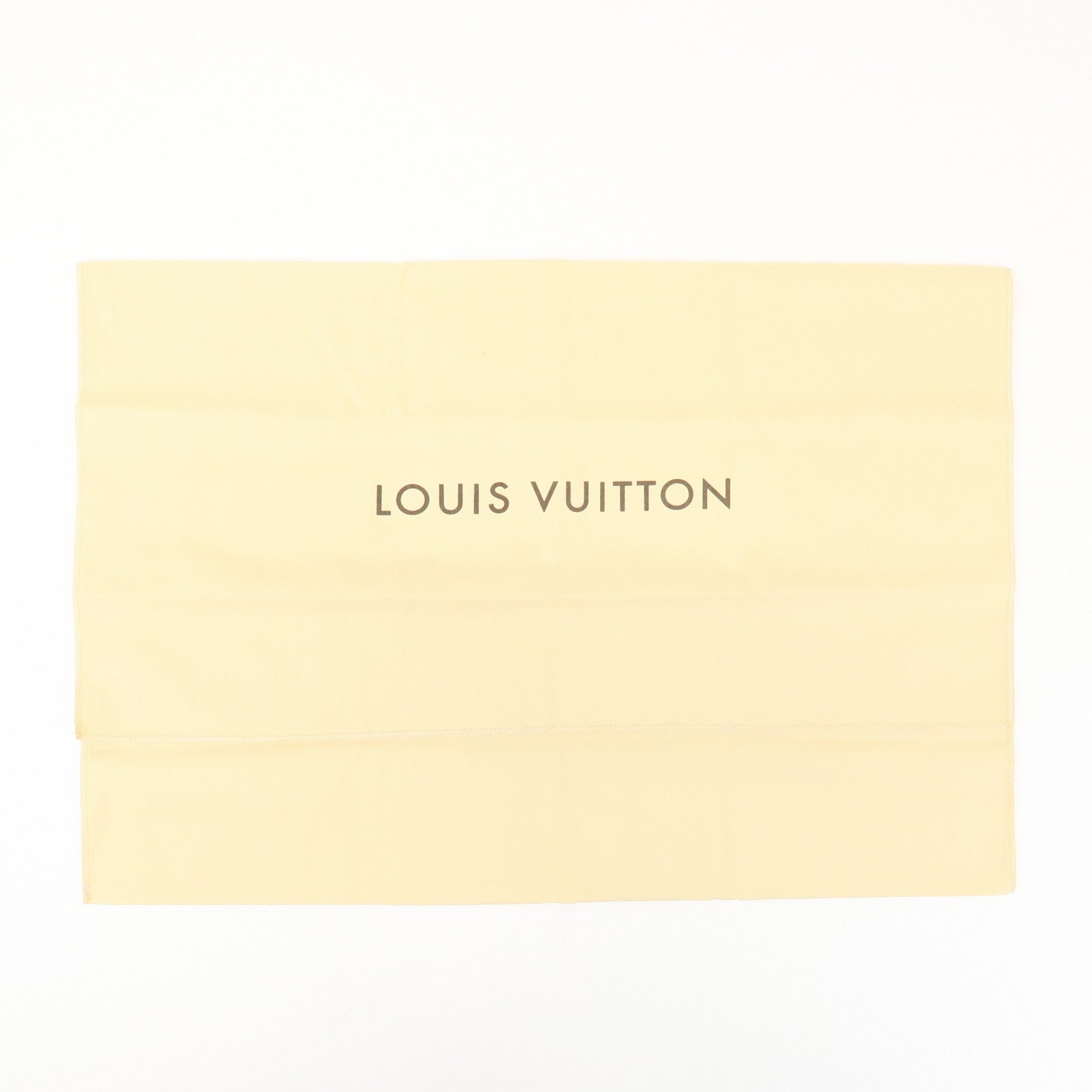Louis Vuitton Set of 10 Dust Bag Storage Bag Flap Style Beige
