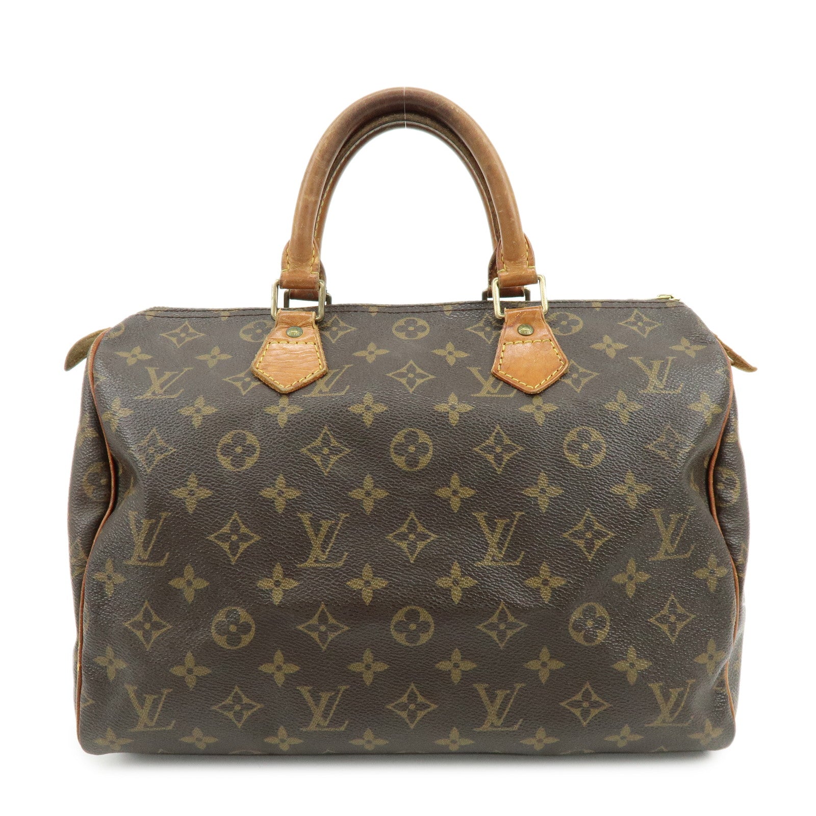 Louis Vuitton Monogram Speedy 30 Boston Bag Hand Bag Brown M41526