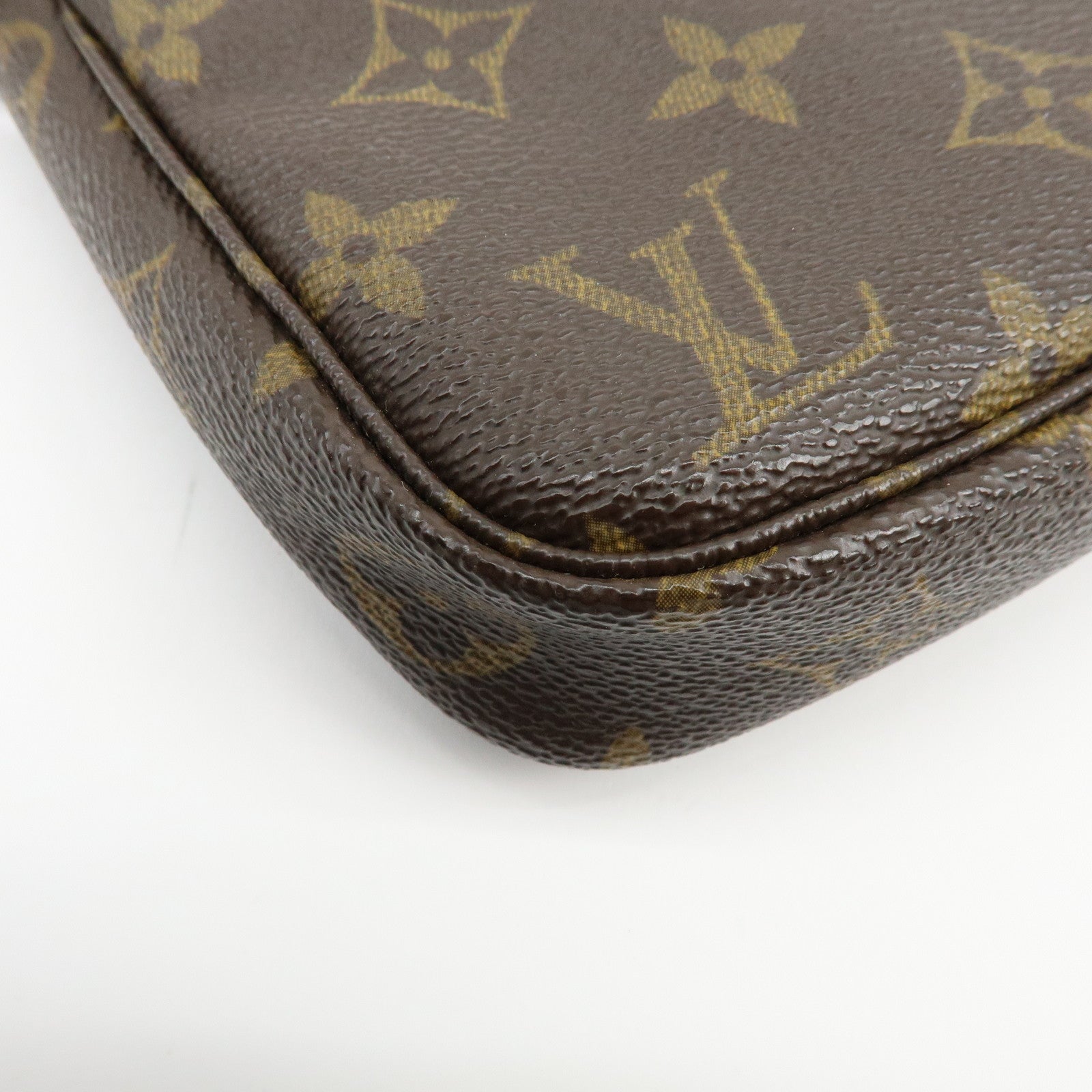 Louis Vuitton Monogram Pochette Accessoires Pouch Hand Bag M51980