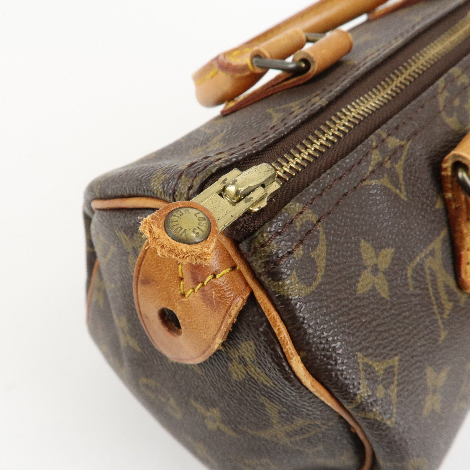Louis Vuitton Monogram Speedy 25 Hand Bag Boston Bag M41528 Used
