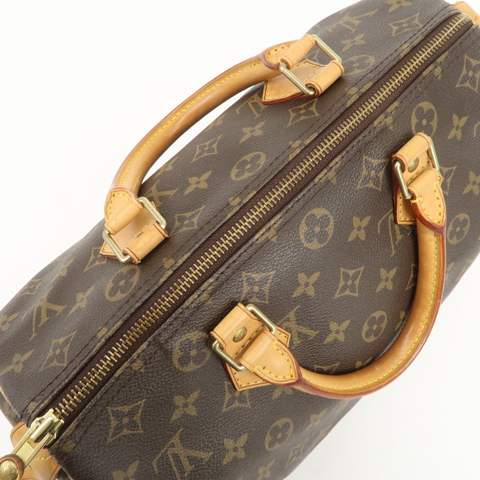 Louis Vuitton Monogram Speedy 30 Boston Bag Hand Bag Brown M41526