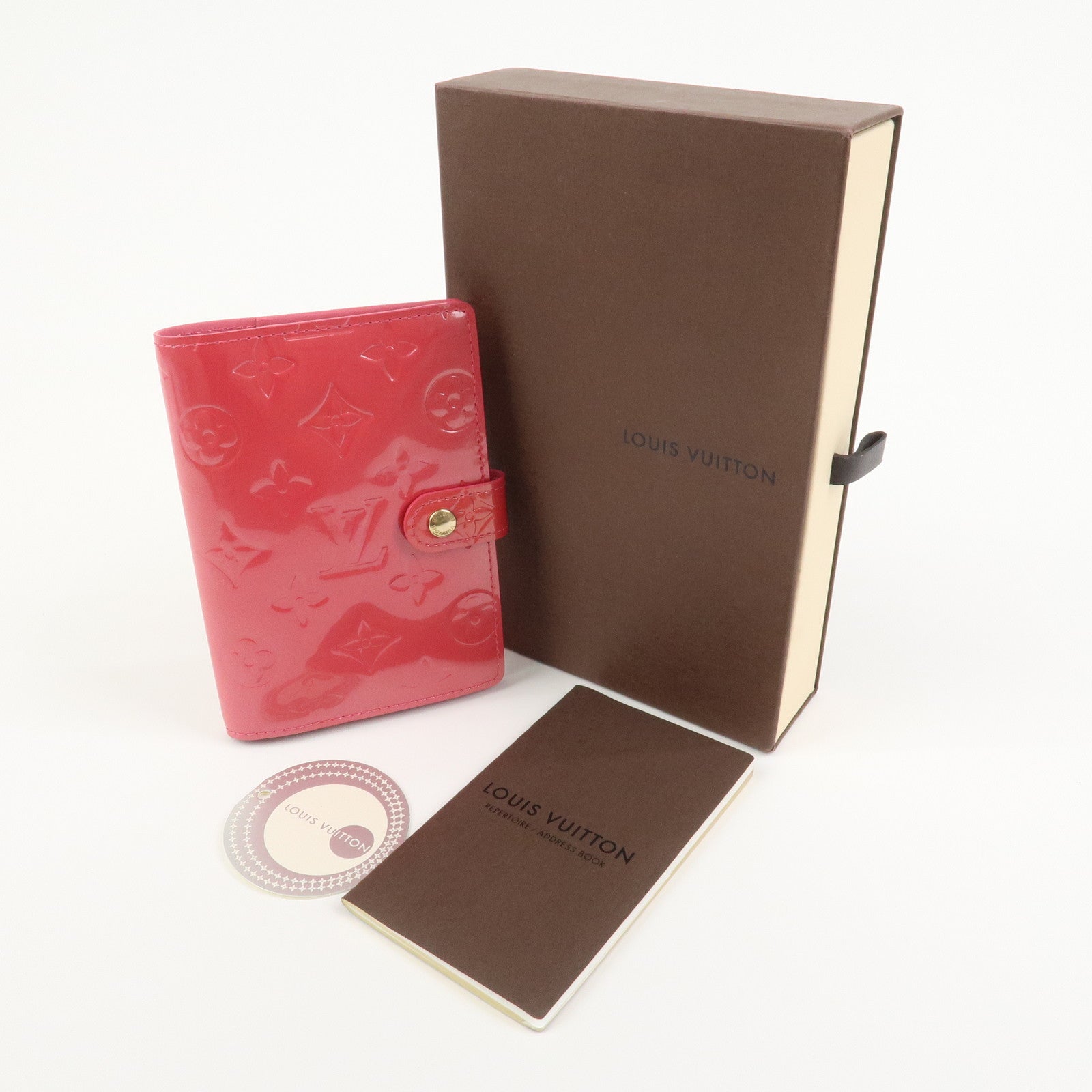 Louis Vuitton Monogram Vernis Agenda PM Planner Cover R2101F