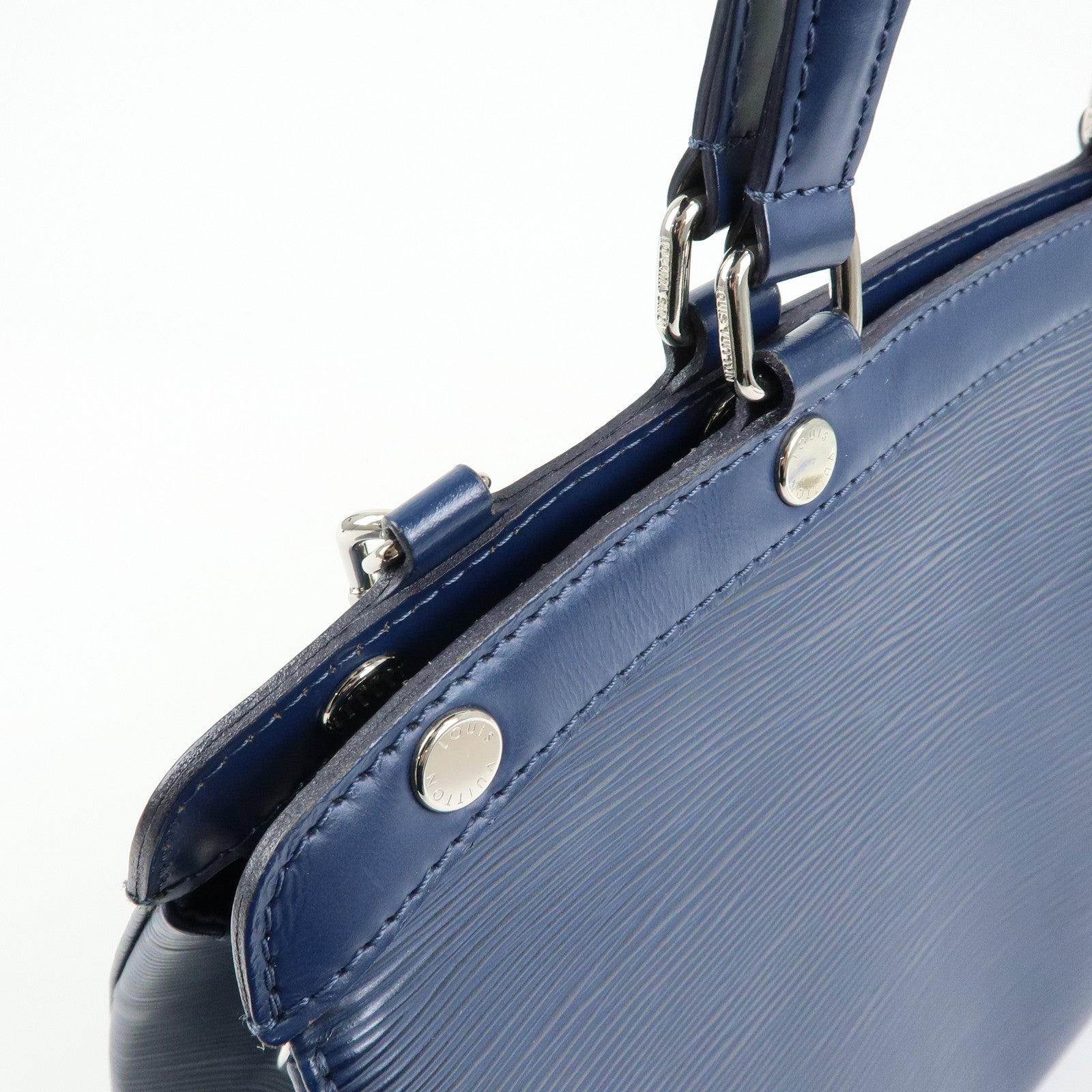 Louis Vuitton Epi Brea MM 2Way Bag Hand Bag Indigo M40821