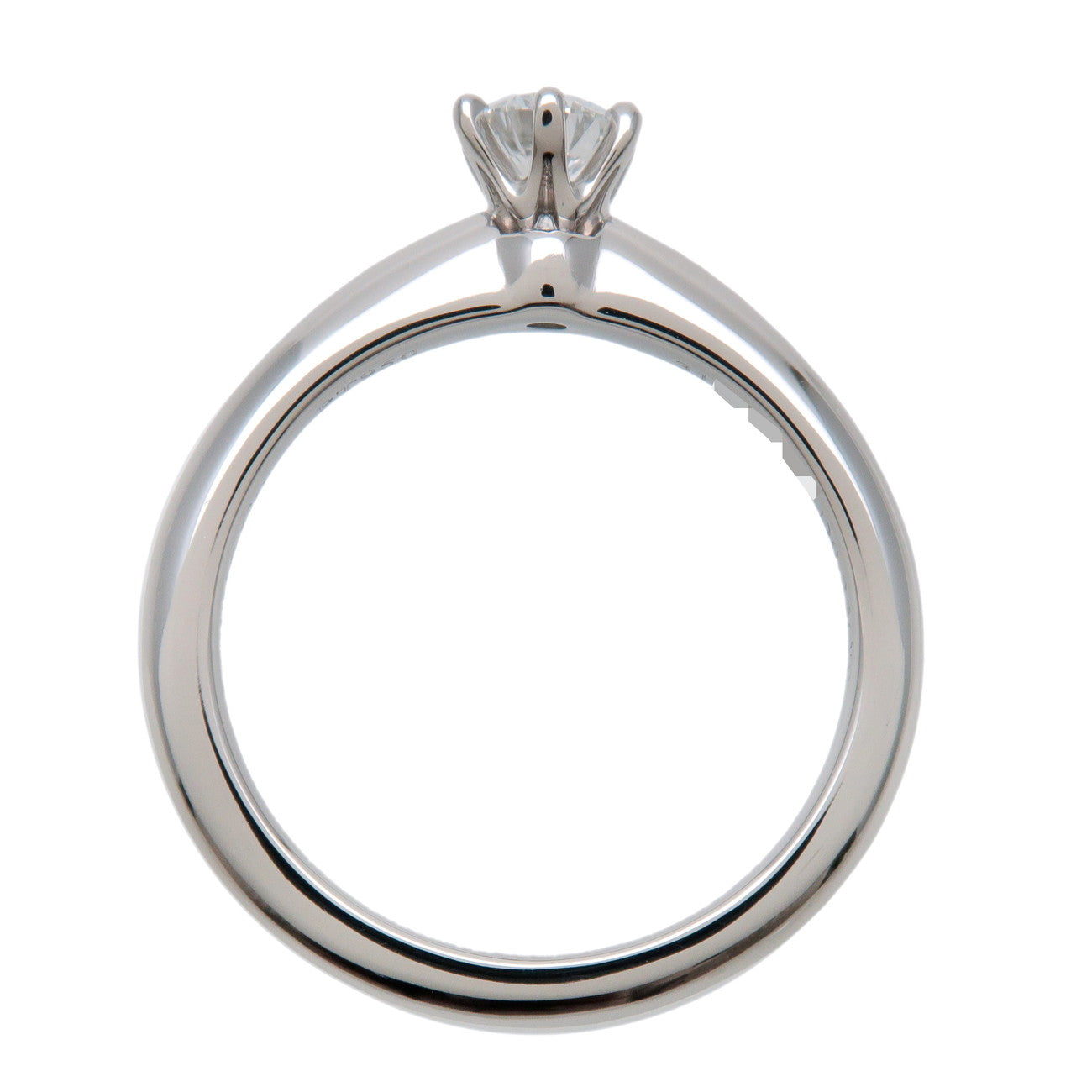 Tiffany & Co Solitaire Diamond Ring 0.22ct PT950 US4.5 EU48 HK9