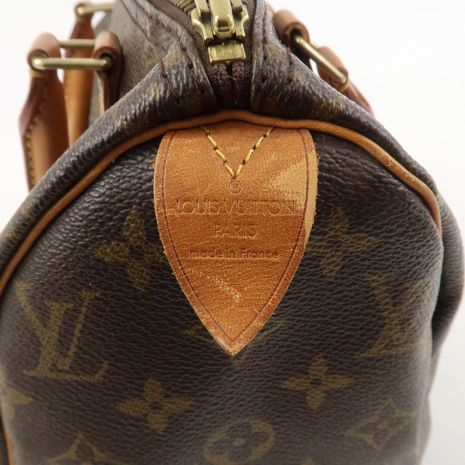 Louis Vuitton Monogram Speedy 25 Boston Bag Hand Bag Brown M41528