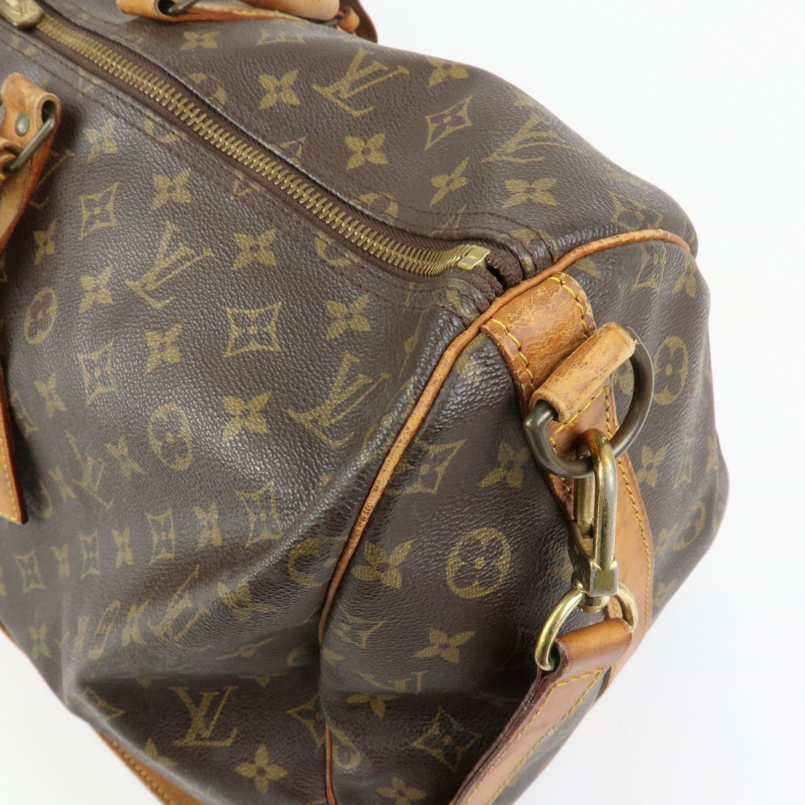 Louis Vuitton Monogram Keep All Bandouliere 55 Boston Bag M41414