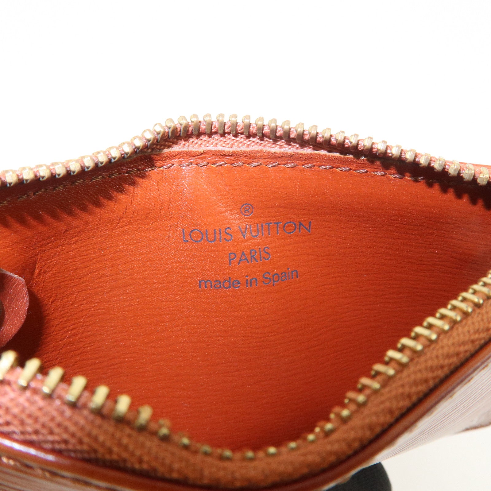 Louis Vuitton Epi Pochette Cles Coin Case Kenya Brown M63803