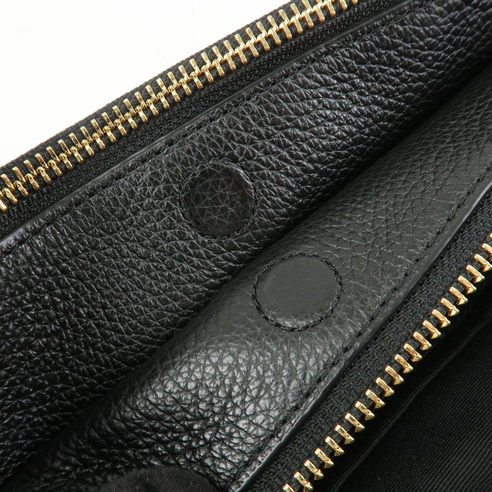 COACH Logo Leather Shoulder Bag Crossbody Bag Black