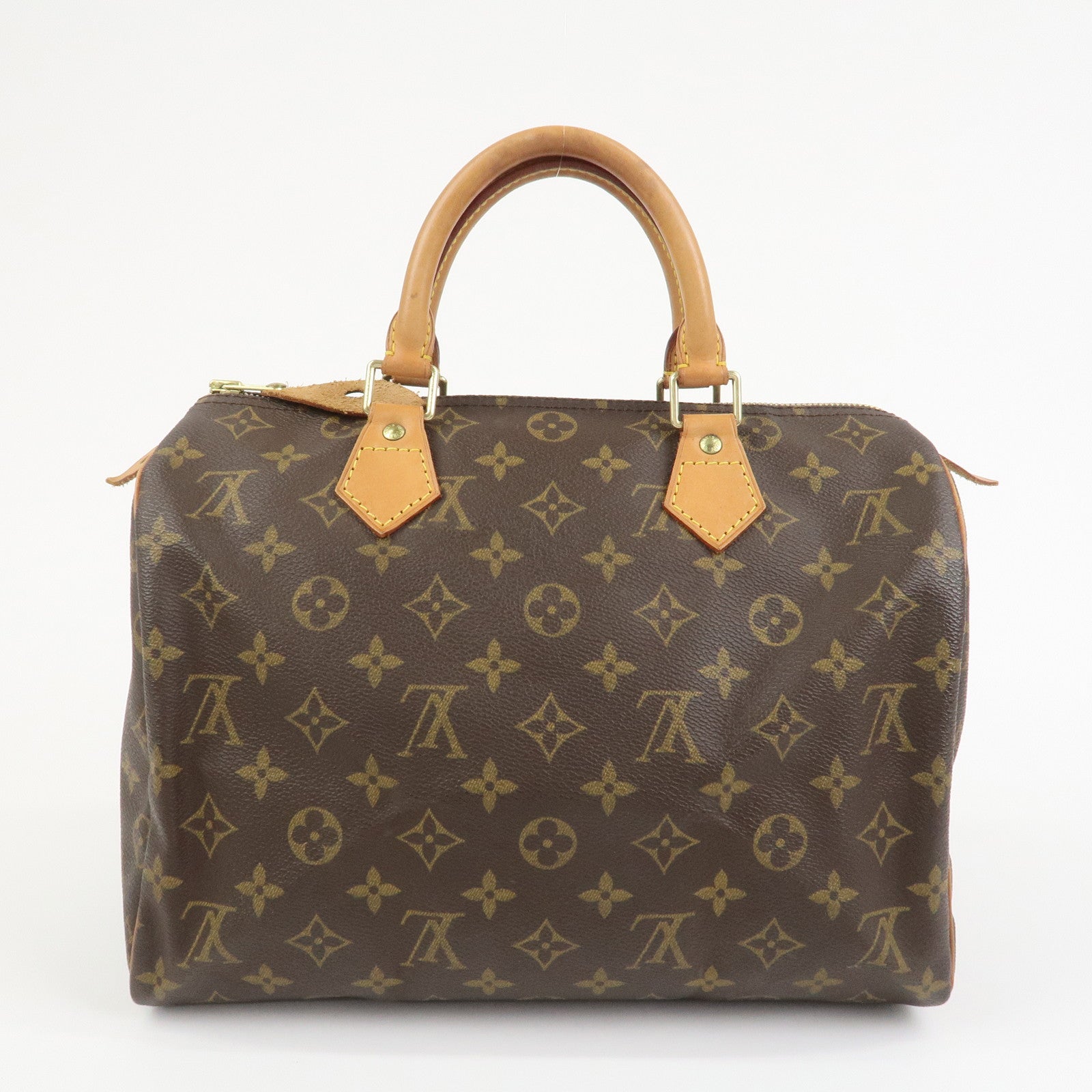 Louis Vuitton Monogram Speedy 30 Boston Bag Hand Bag Brown M41526