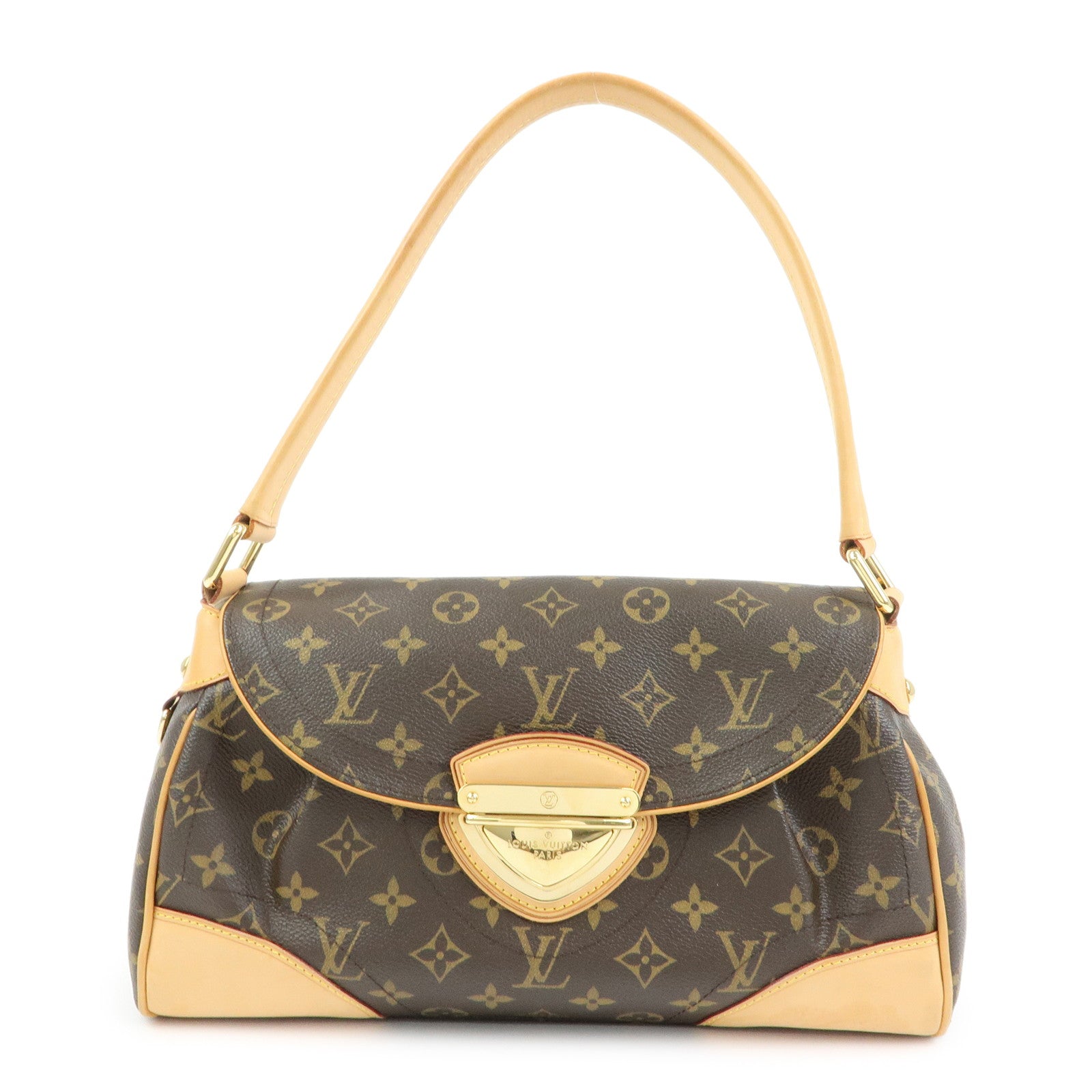 Louis Vuitton Monogram Beverly MM Shoulder Hand Bag Brown M40121