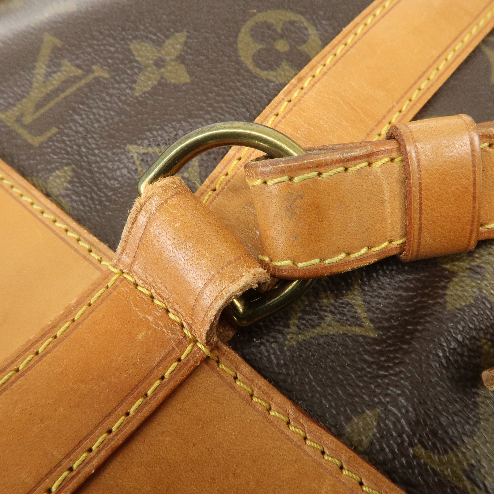 Louis Vuitton Monogram Randonnee GM Shoulder Bag Brown M42244