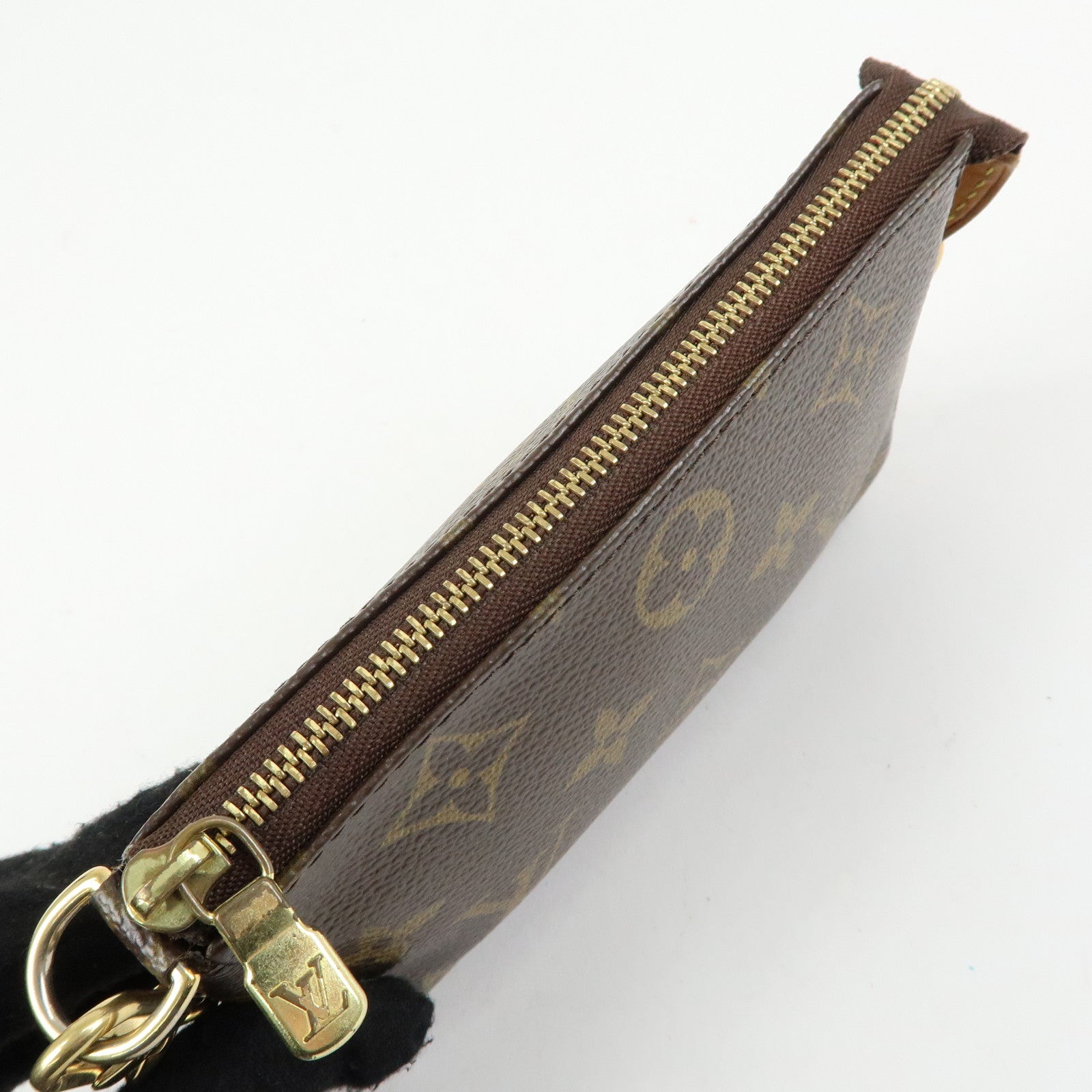 Louis Vuitton Monogram Mini Pochette Accessoires Hand Bag M58009