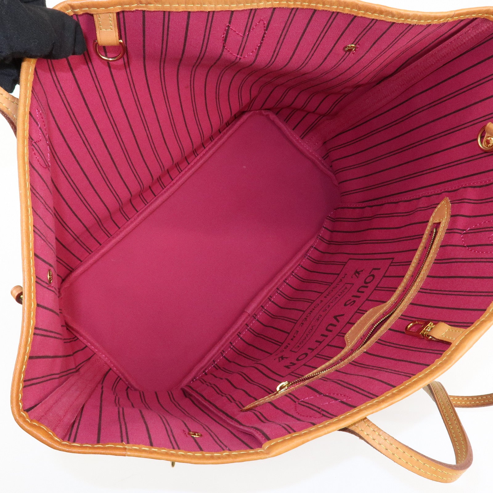 Louis Vuitton Monogram Neverfull MM Tote Bag Pivoine M41178 Used