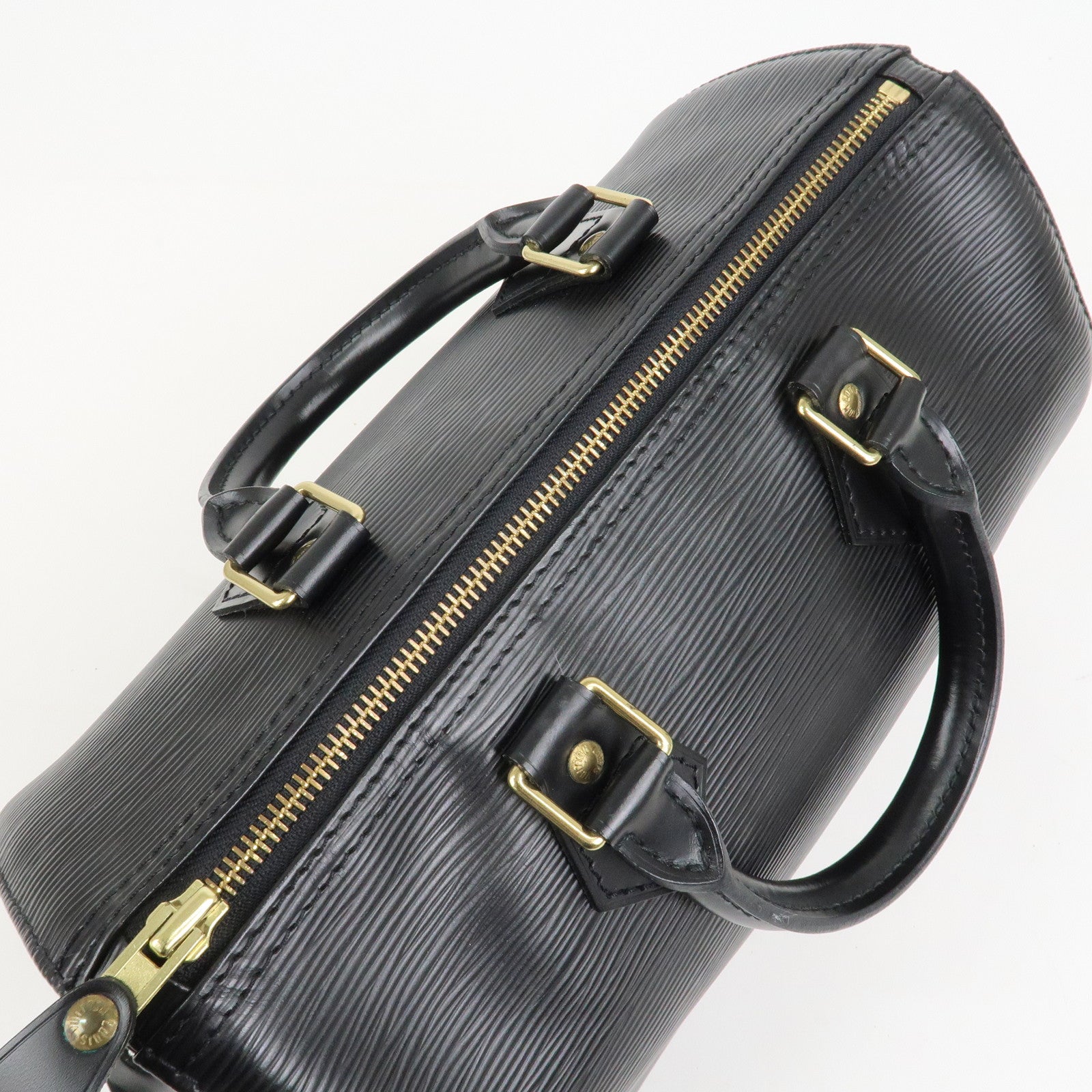 Louis Vuitton Epi Speedy 25 Hand Bag Boston Bag Noir M59032