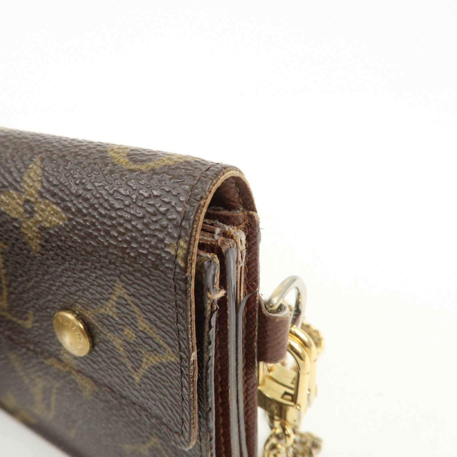 Louis Vuitton Monogram Epi Leather Set of 3 Long Wallet Brown Black