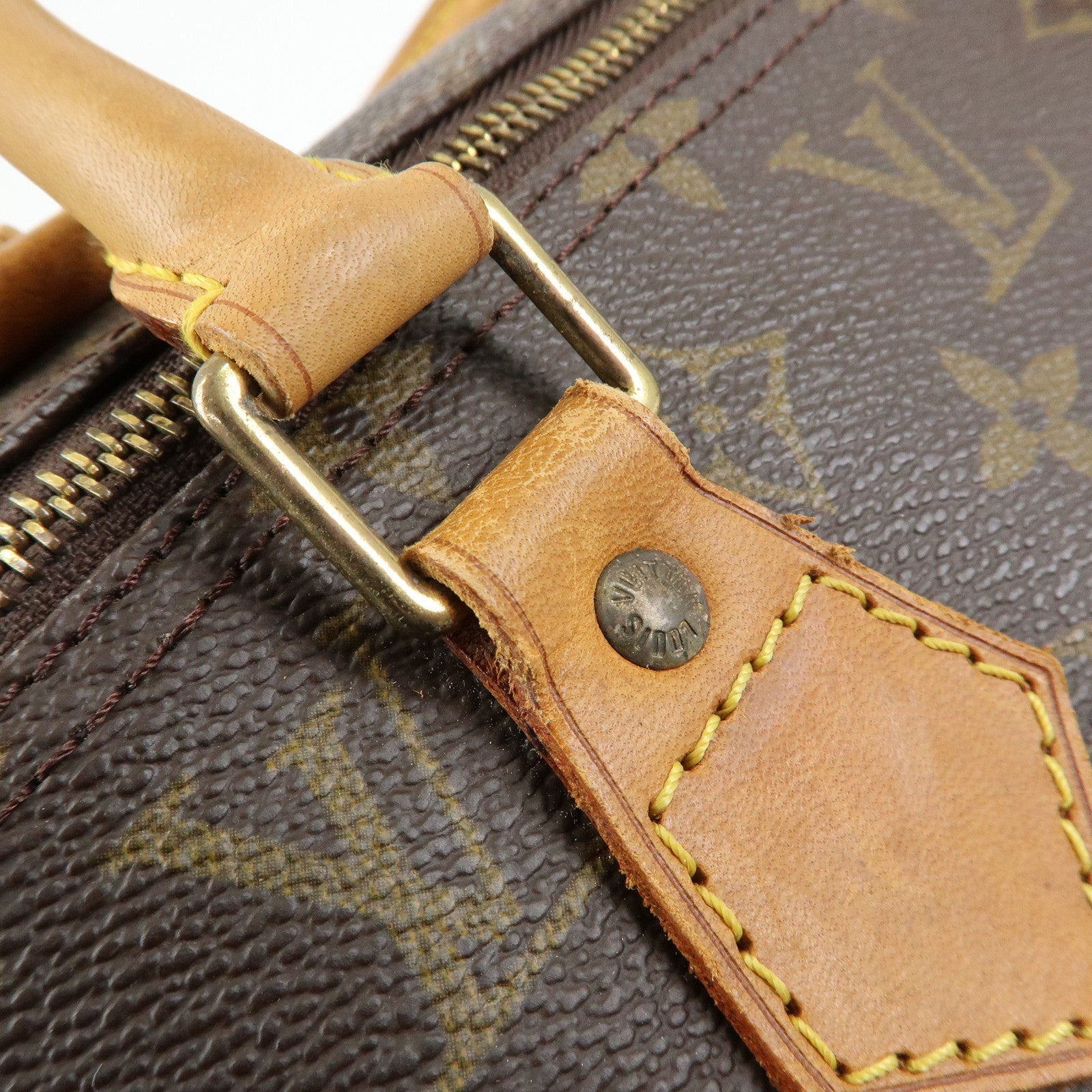Louis Vuitton Monogram Speedy 40 Hand Bag Boston Bag Brown M41522