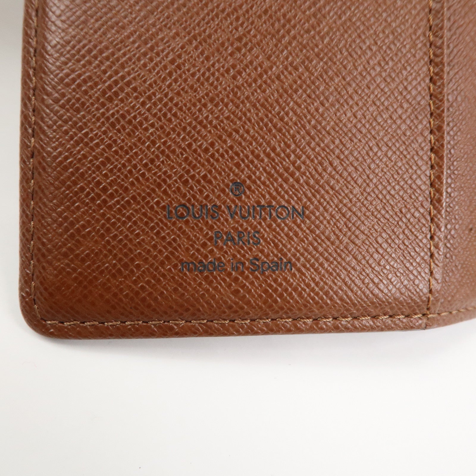 Louis Vuitton Monogram Canvas Agenda PM Planner Cover Brown R20005