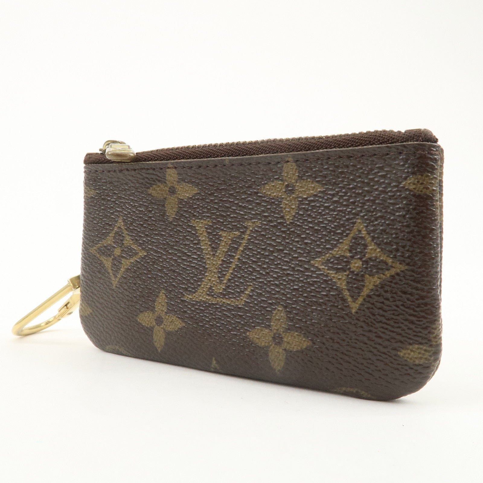 Louis Vuitton Monogram Pochette Cles Coin Case Key Case M62650