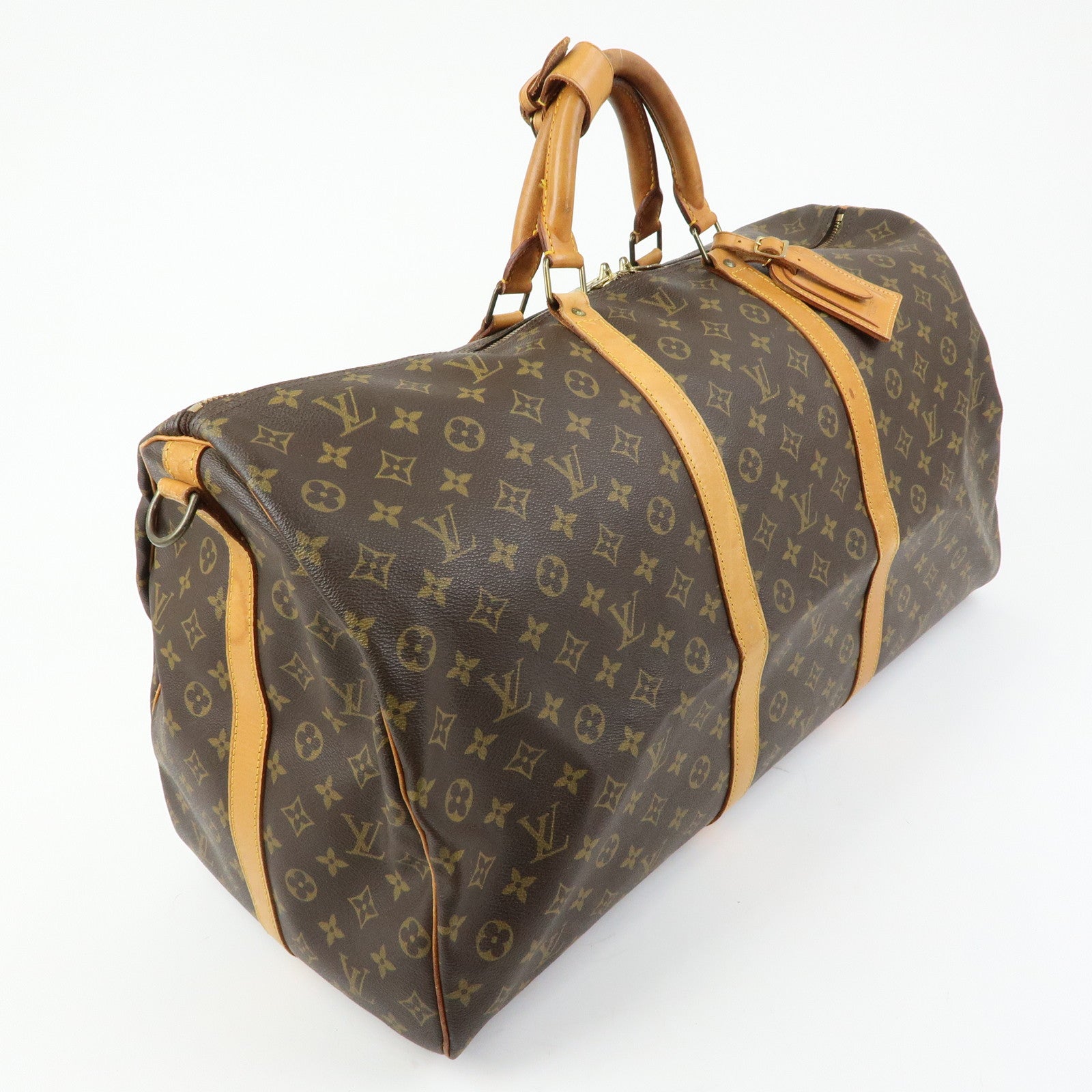 Louis Vuitton Monogram Keep All Bandouliere 60 Boston Bag M41412