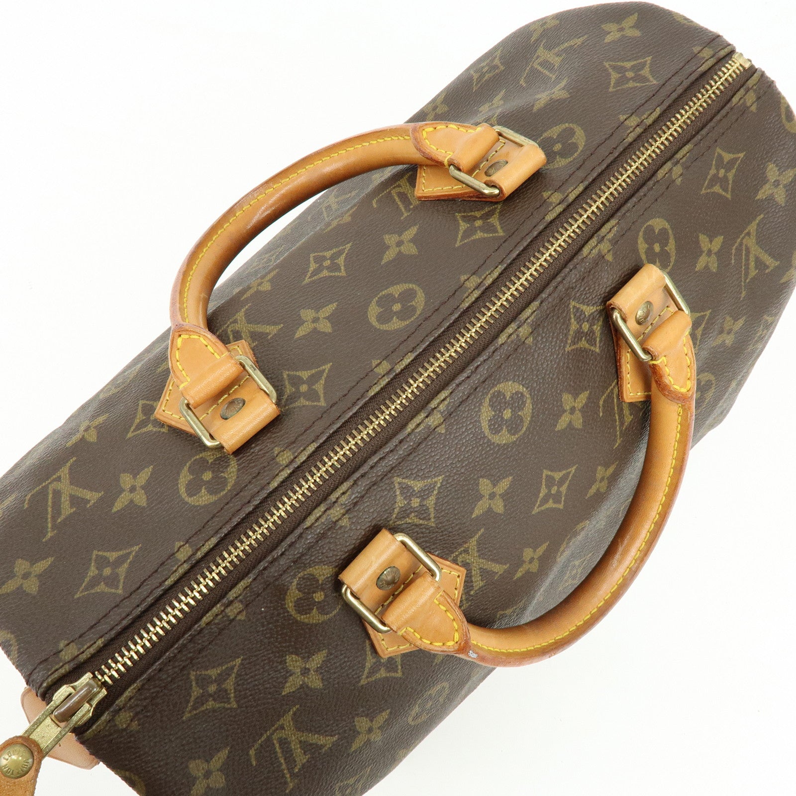 Louis Vuitton Monogram Speedy 30 Boston Bag Hand Bag Brown M41526