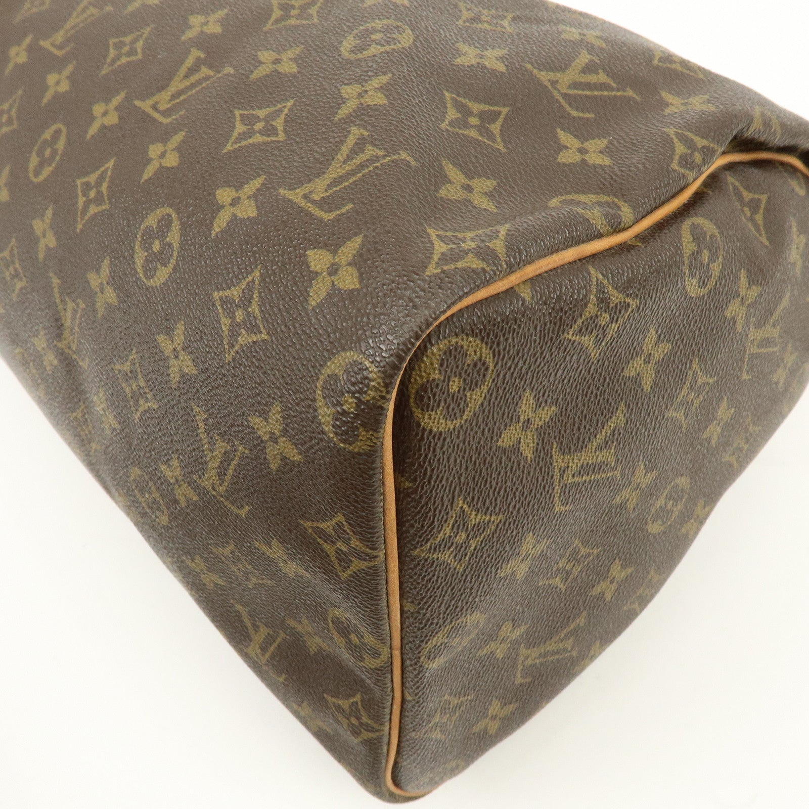 Louis Vuitton Monogram Speedy 40 Hand Bag Boston Bag Brown M41522