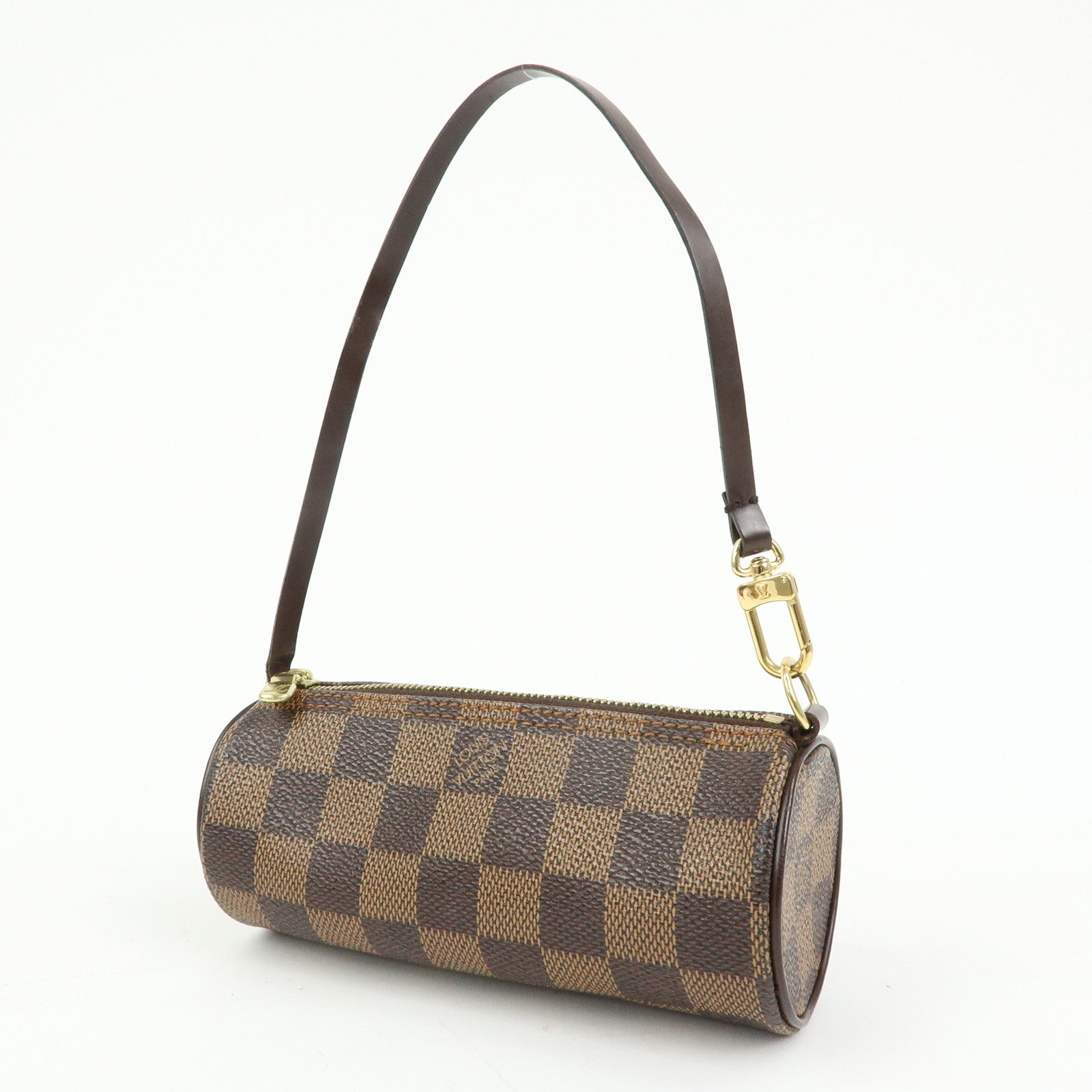 Louis Vuitton Dameir Mini Pouch for Papillon Bag Damier Ebene Brown