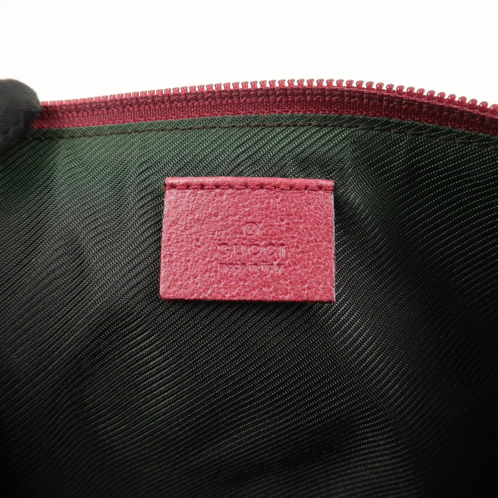 GUCCI Boat Bag GG Canvas Leather Shoulder Bag Beige Pink 07198