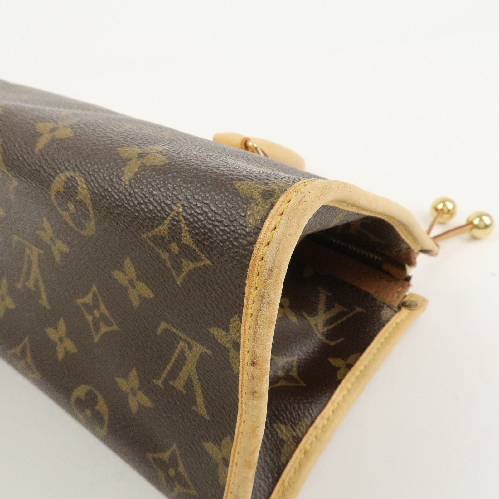 Louis Vuitton Monogram Popincourt Hand Bag Brown M40009