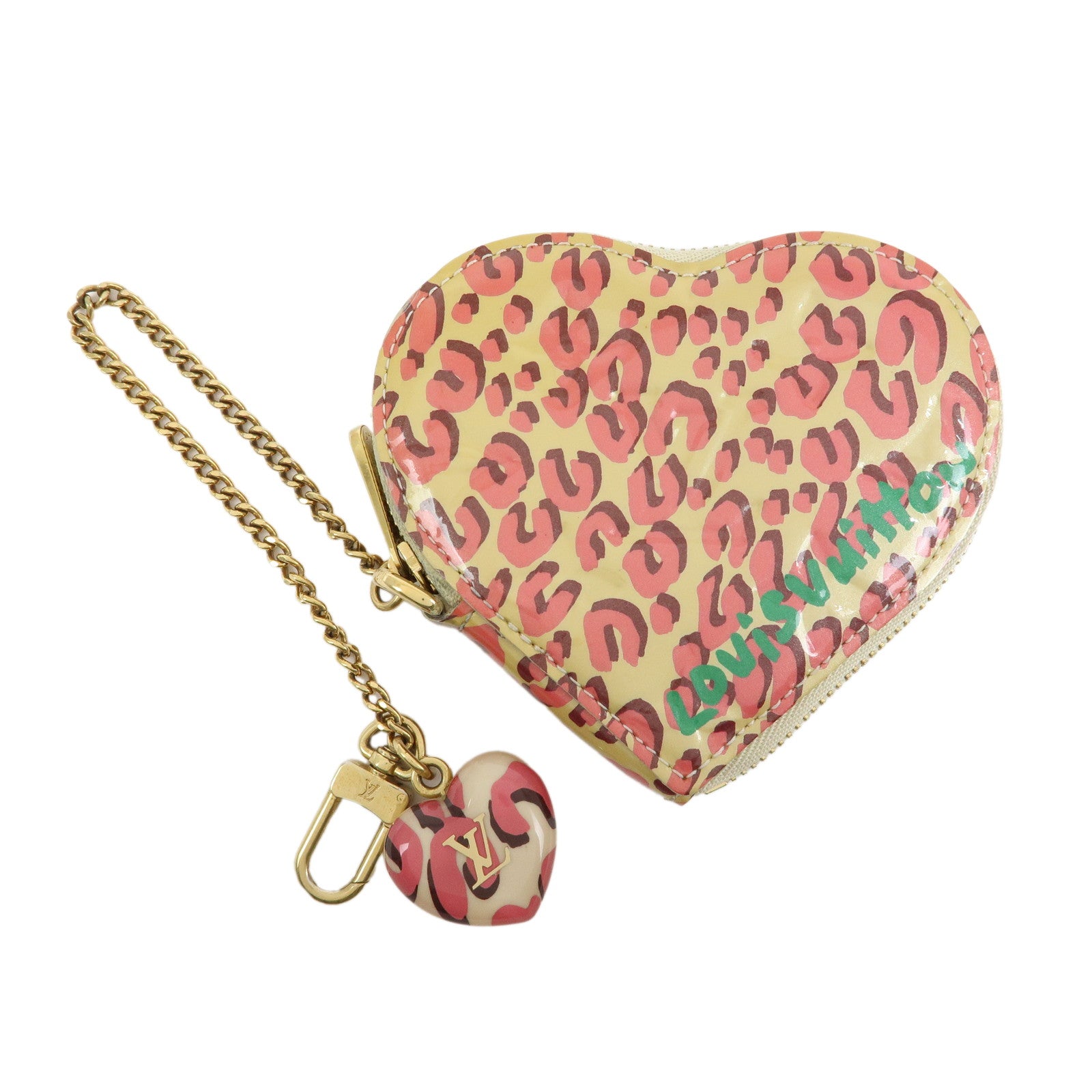 Louis Vuitton Monogram Vernis Porte Monnaie Coeur Coin Case M91473