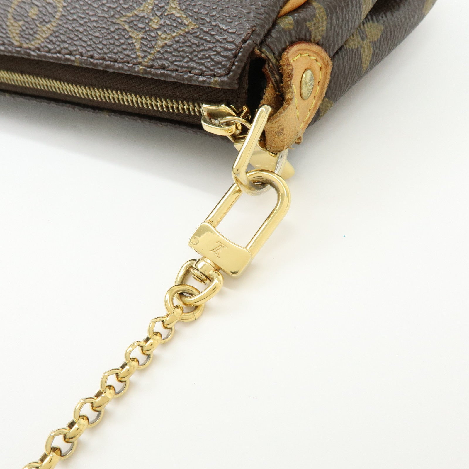 Louis Vuitton Monogram Eva 2Way Chain Shoulder Bag Brown M95567