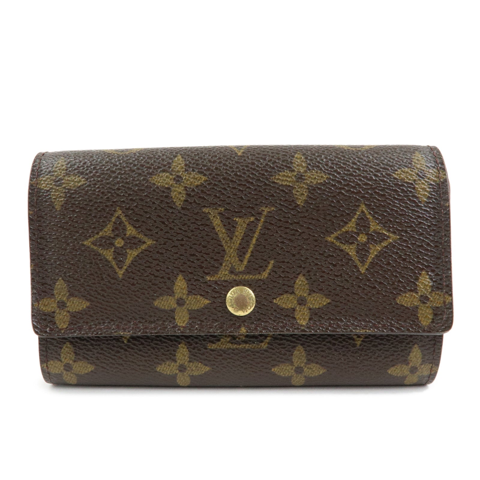 Louis Vuitton Monogram Porte Monnaie Zip Bifold Wallet M61735