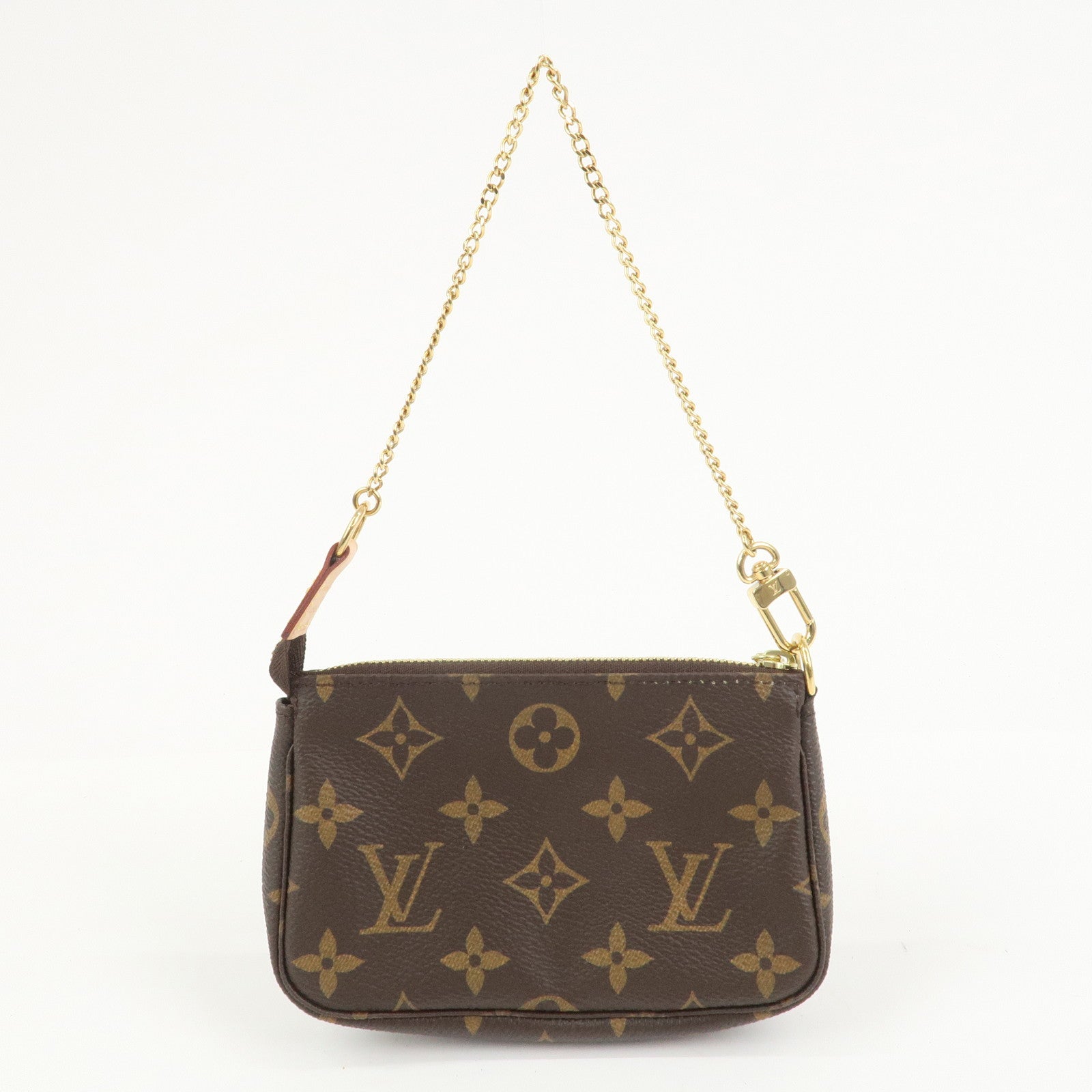 Louis Vuitton Monogram Mini Pochette Accessoires Hand Bag M58009