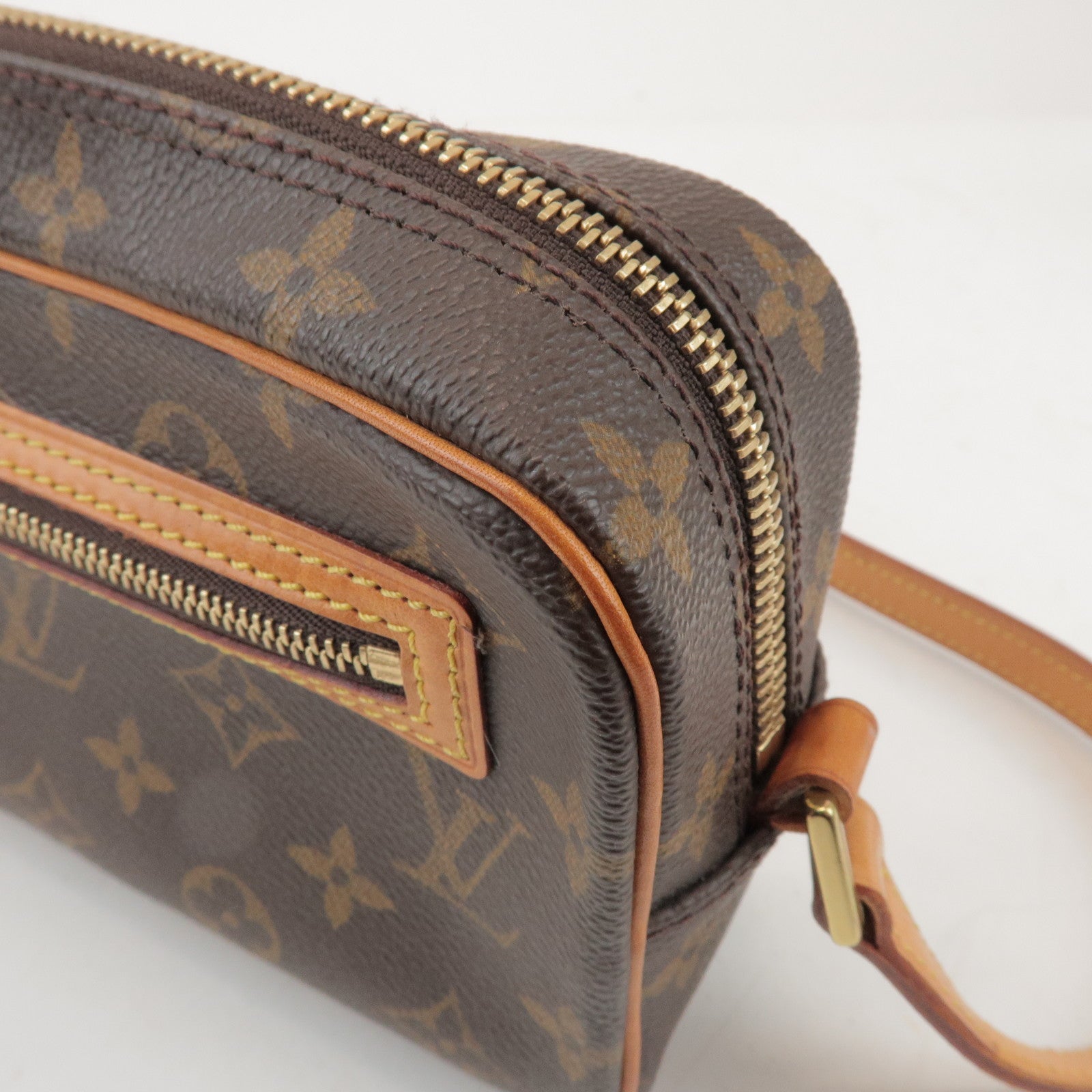 Louis Vuitton Monogram Pochette Cite Shoulder Bag Brown M51183