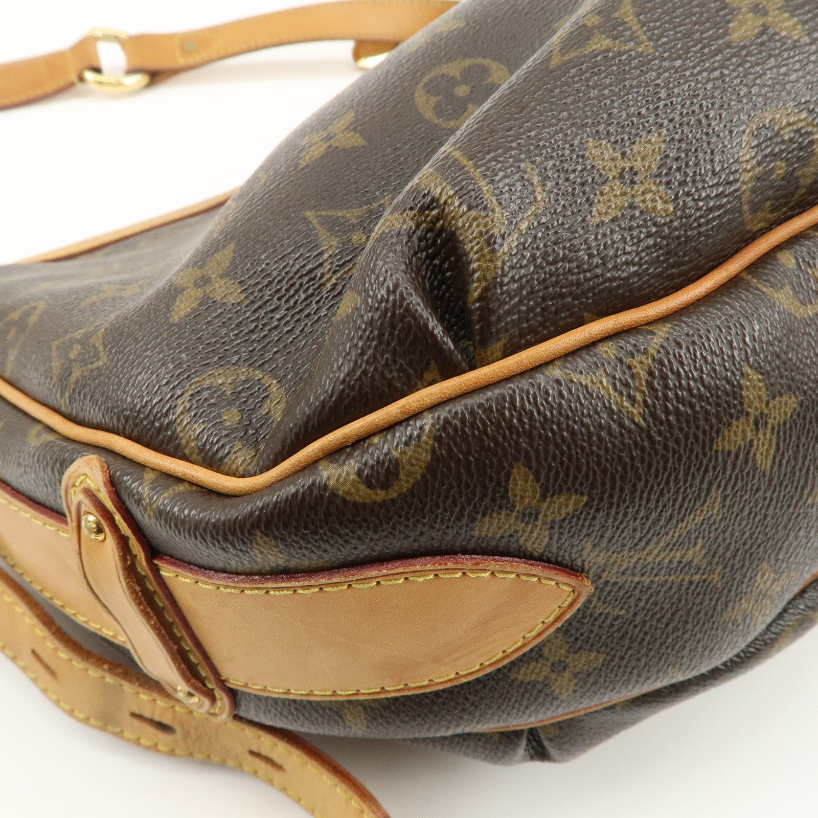 Louis Vuitton Monogram Tulum GM Shoulder Bag Brown M40075 Used