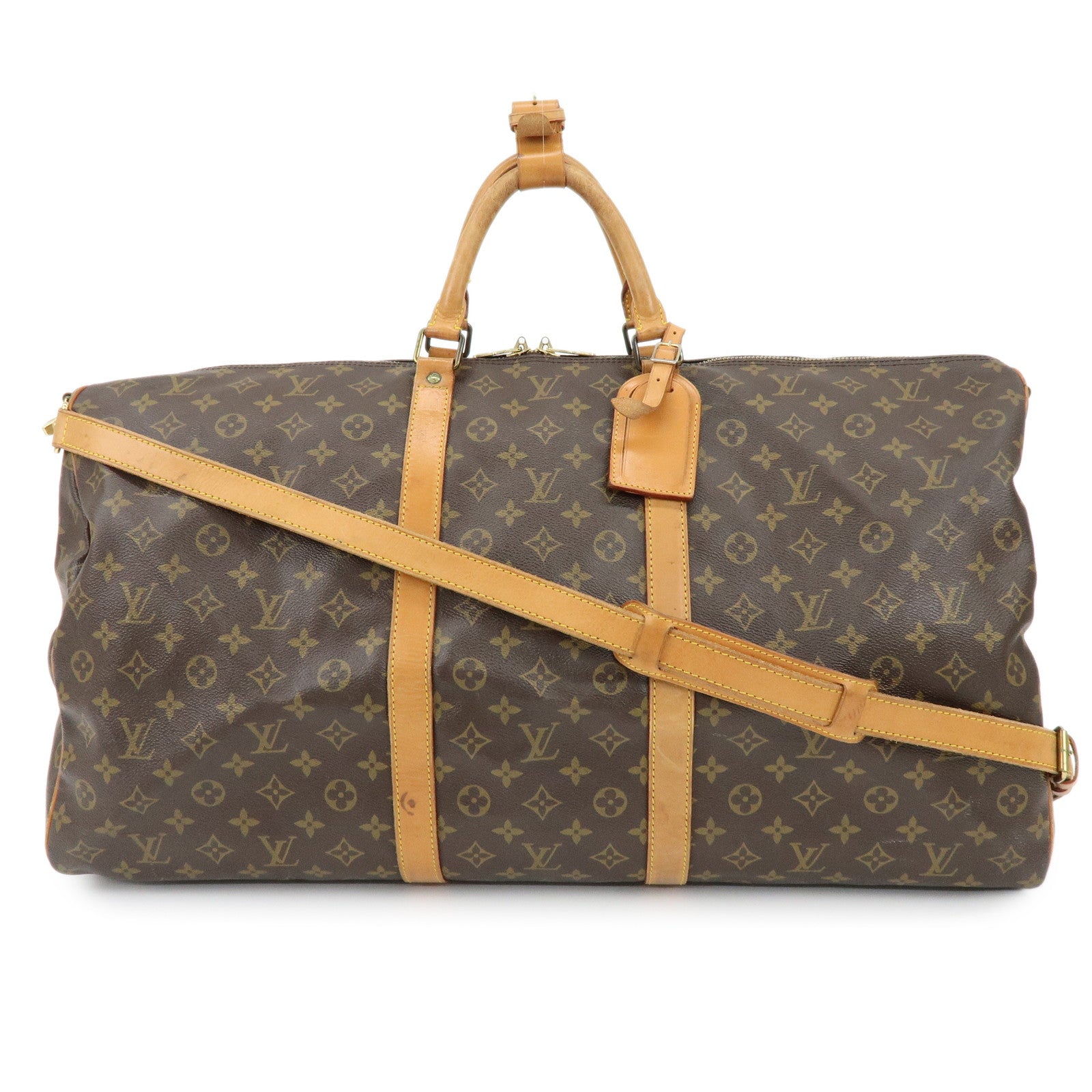 Louis Vuitton Monogram Keep All Bandouliere 60 Boston Bag M41412